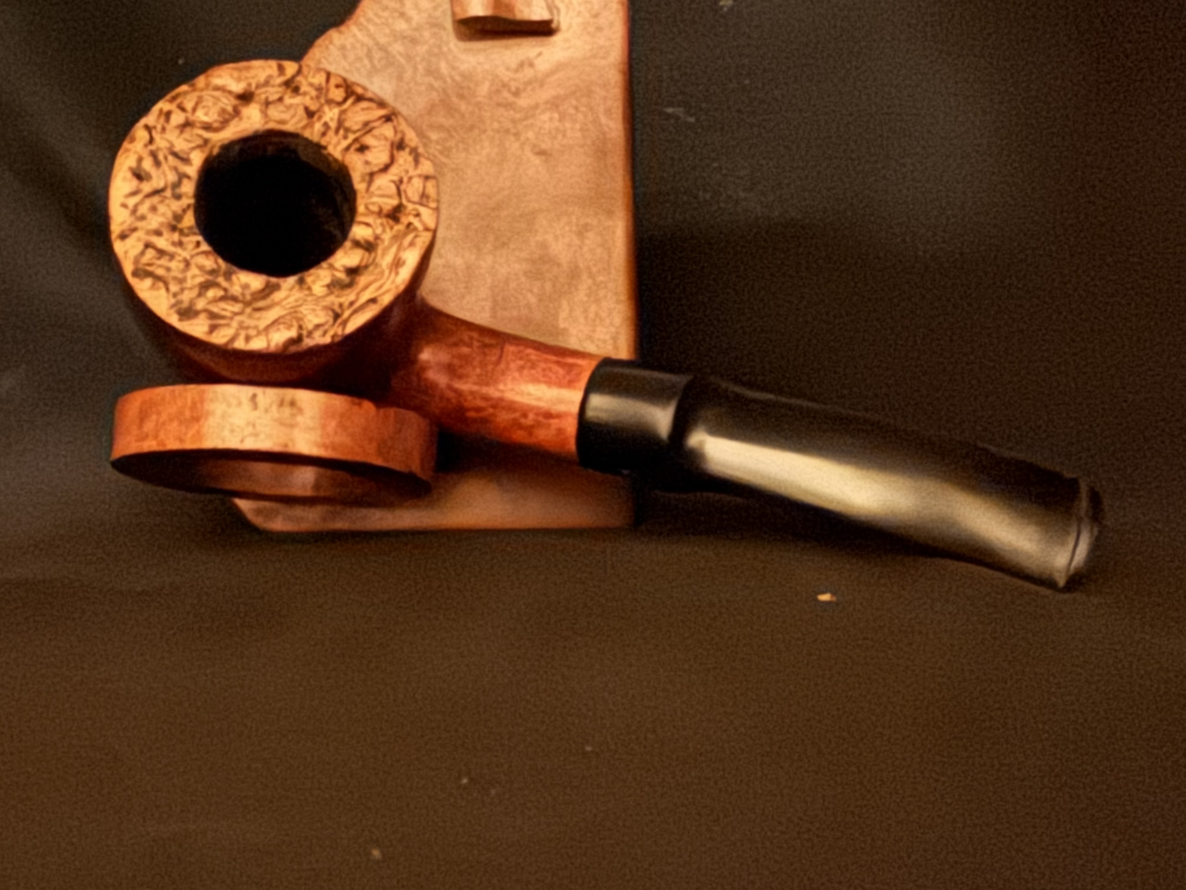 Stanwell Mat 64 Bent Dublin Plateau Rim Matte Finish Danish Estate Pipe 6