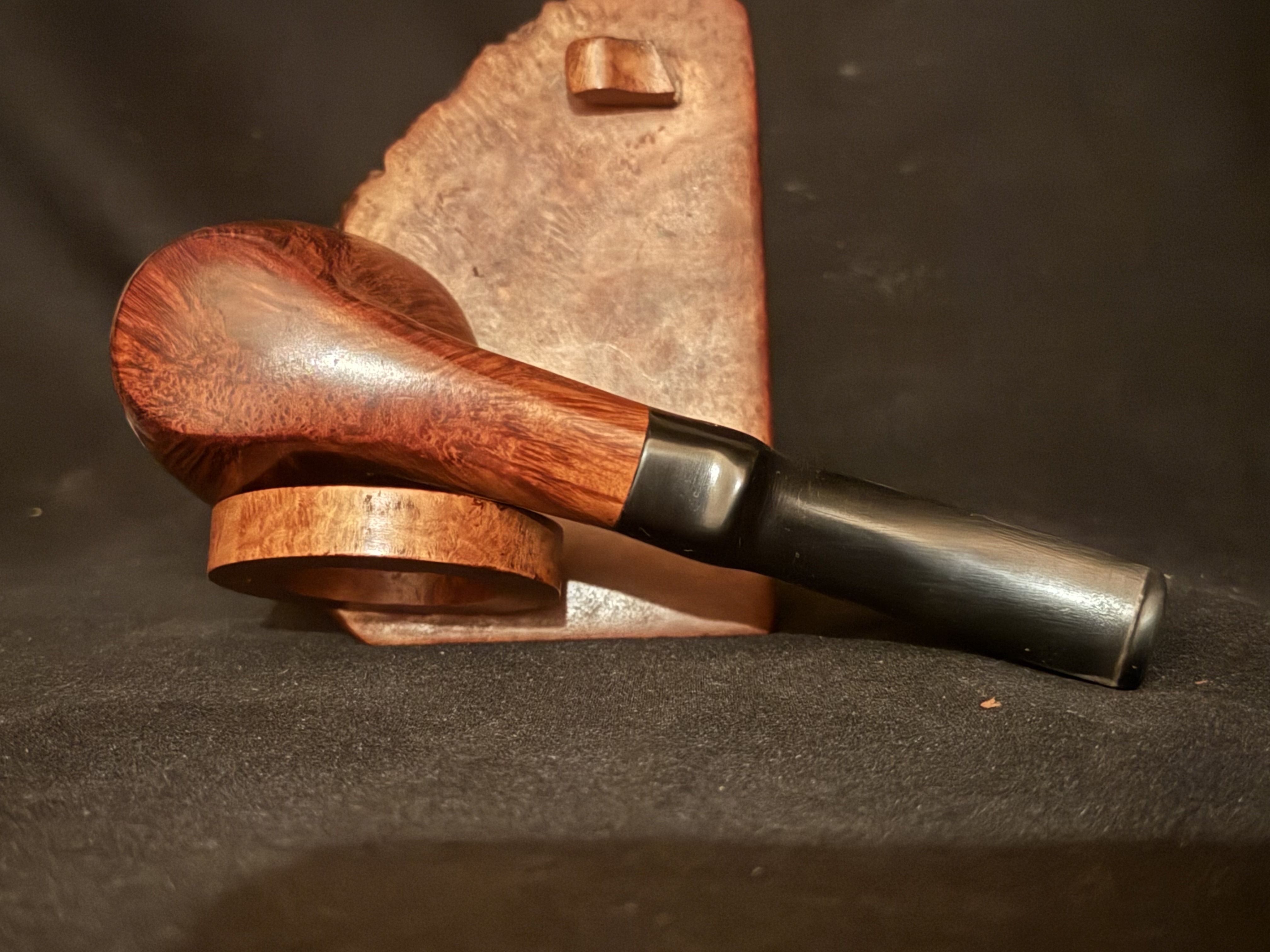 Stanwell Mat 64 Bent Dublin Plateau Rim Matte Finish Danish Estate Pipe 7