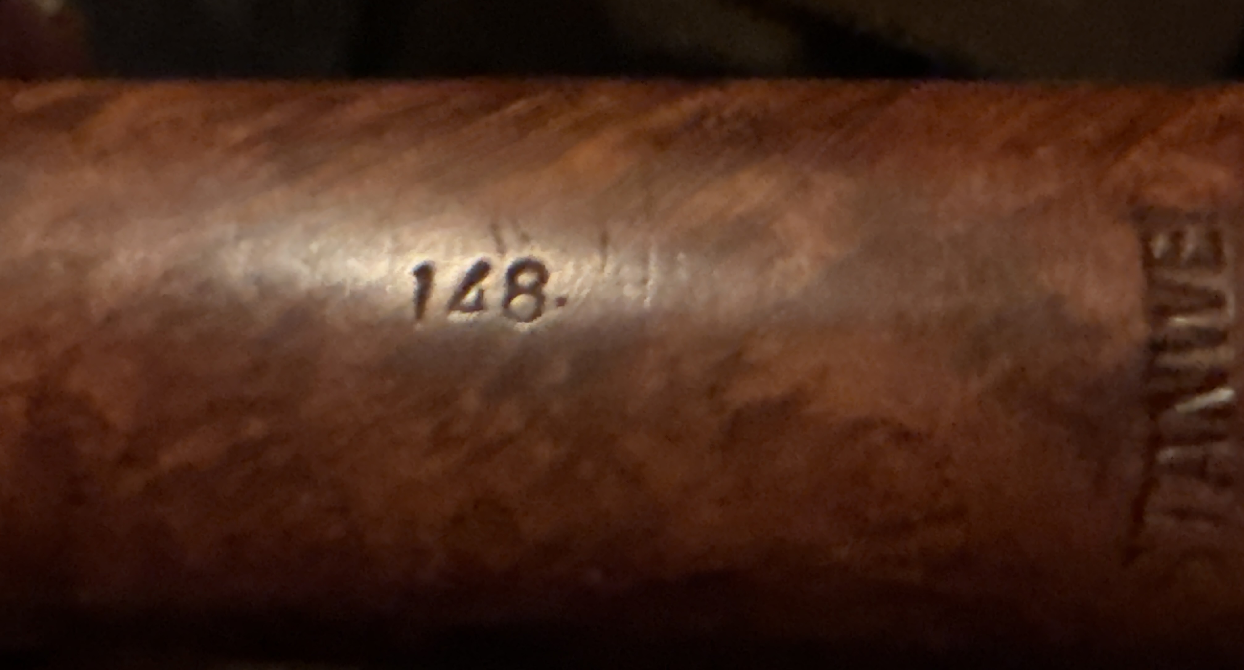 Stanwell Hand Made 148 Smooth Straight Canadian Cumberland Saddle Stem Pipe 13