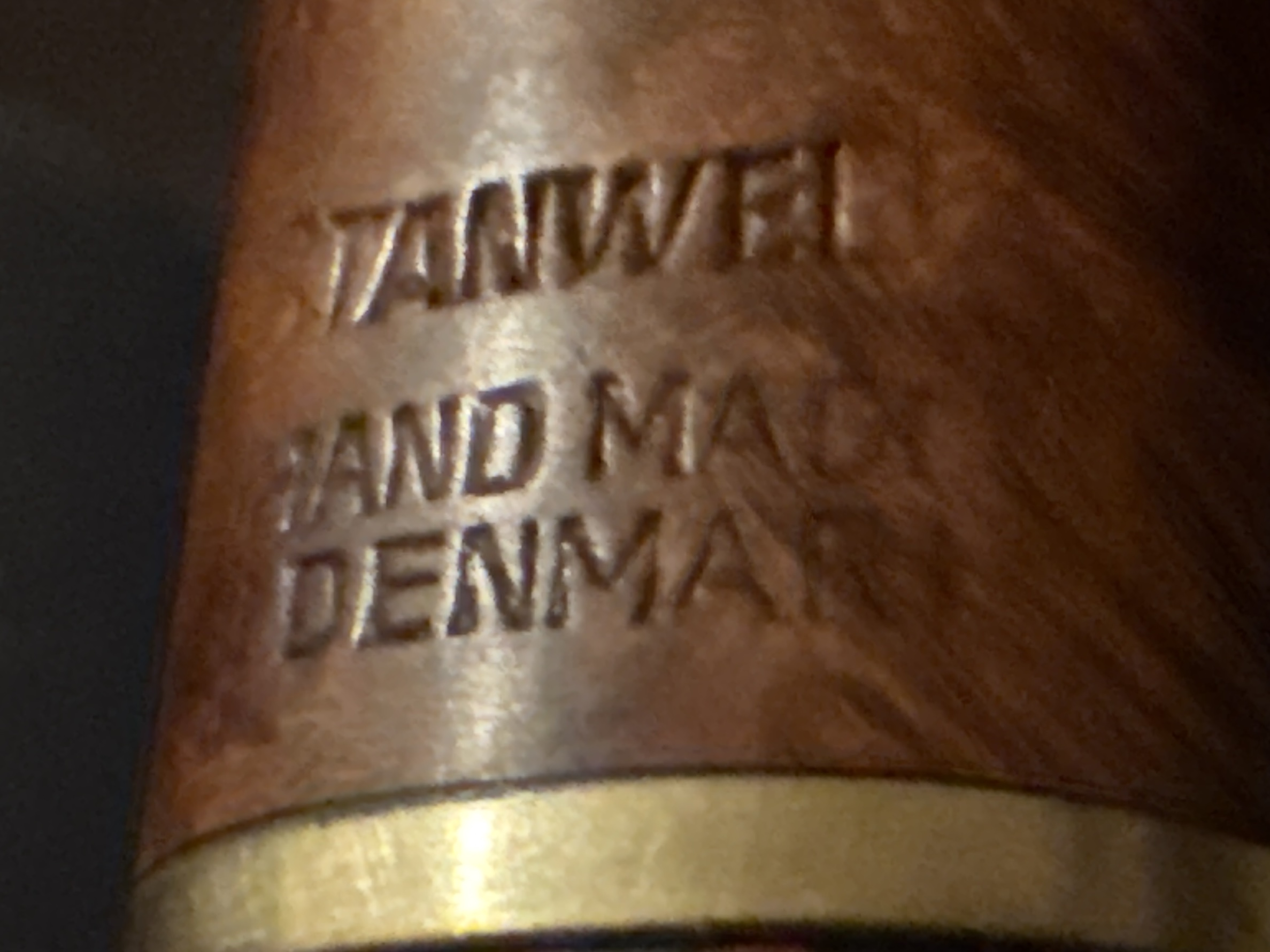 Stanwell Hand Made 148 Smooth Straight Canadian Cumberland Saddle Stem Pipe 14