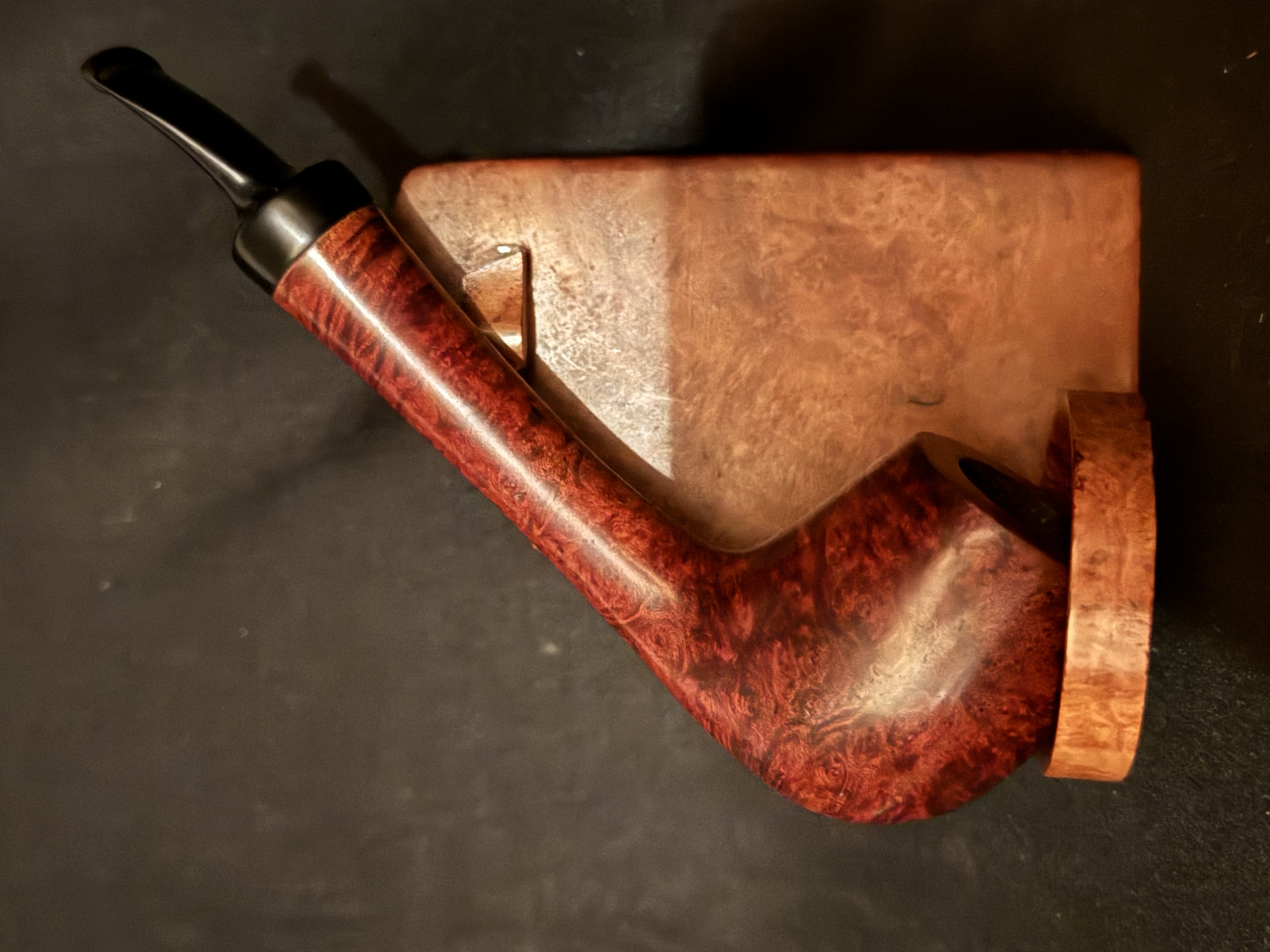 Stanwell Royal Briar 124 Smooth Straight Egg Lovat Ivarsson Design Pipe 2