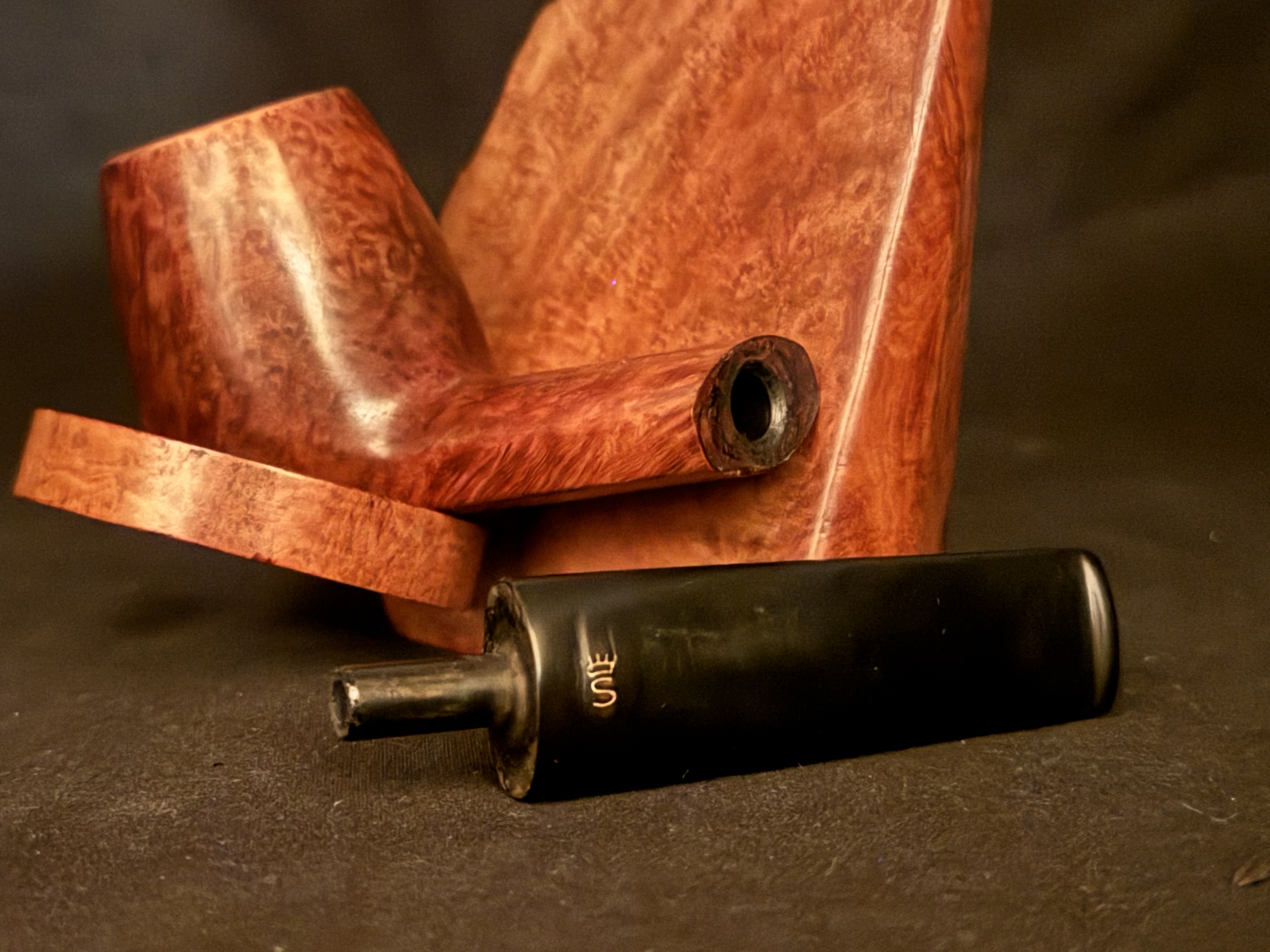 Stanwell Royal Briar Made in Denmark 179 Straight Apple Pot Vulcanite Estate Pipe 11