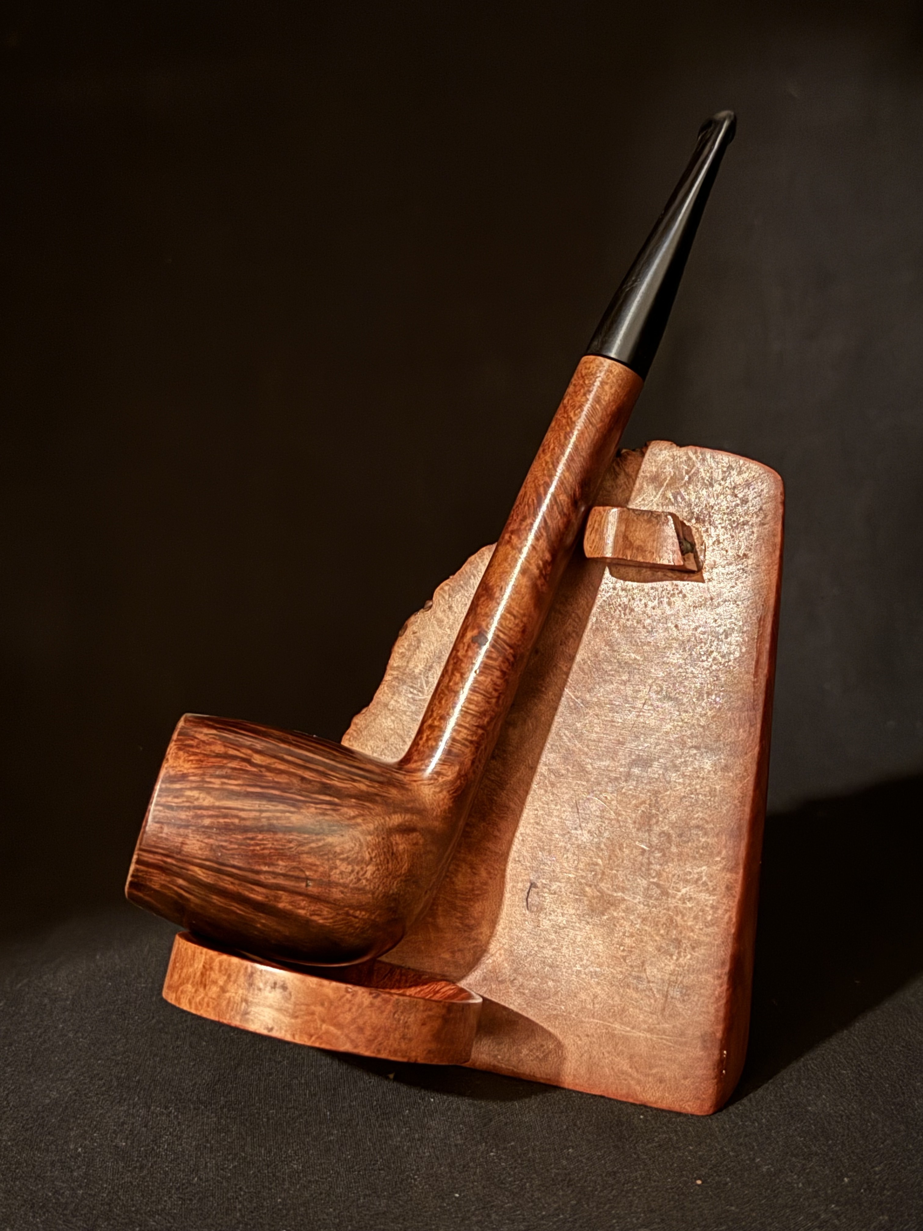 Steel's Pat. No. 8384 Smooth Canadian Briar Pipe, Vulcanite Stem, Estate 8