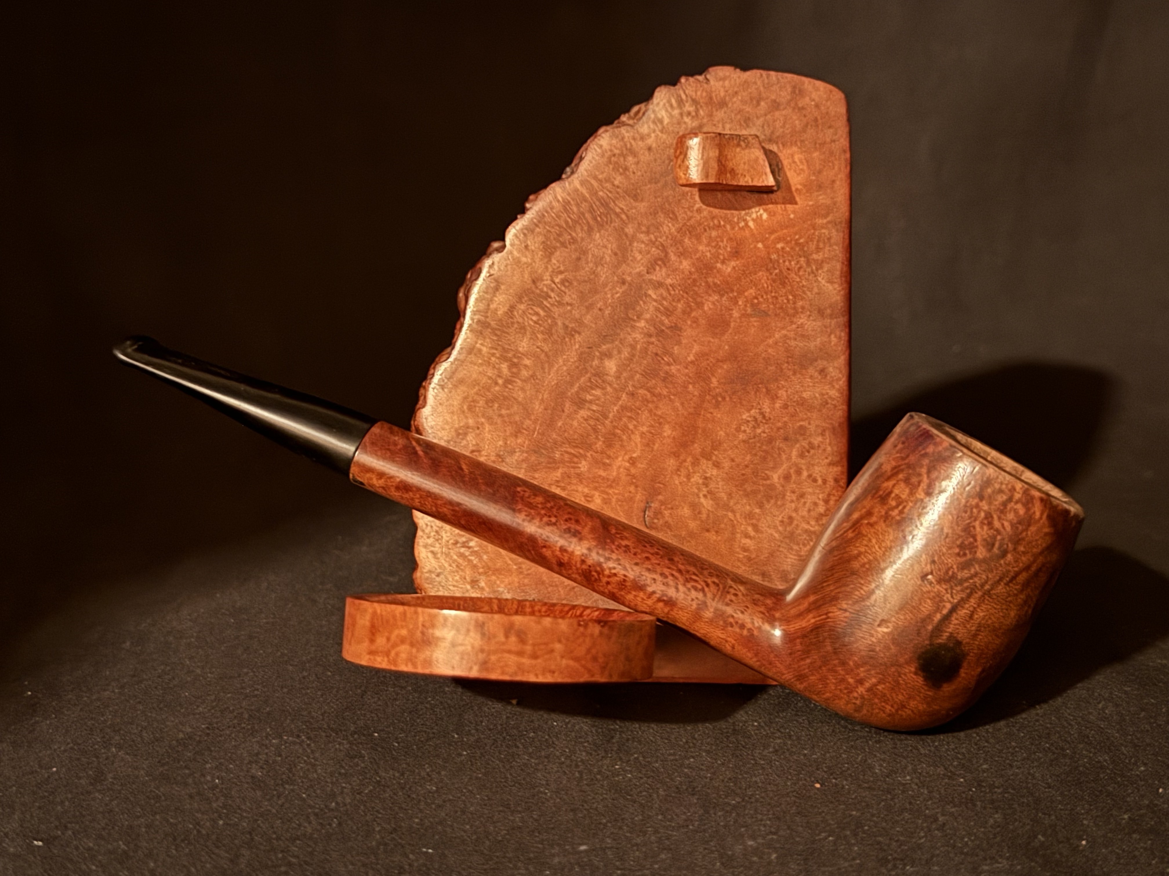 Steel's Pat. No. 8384 Smooth Canadian Briar Pipe, Vulcanite Stem, Estate 3