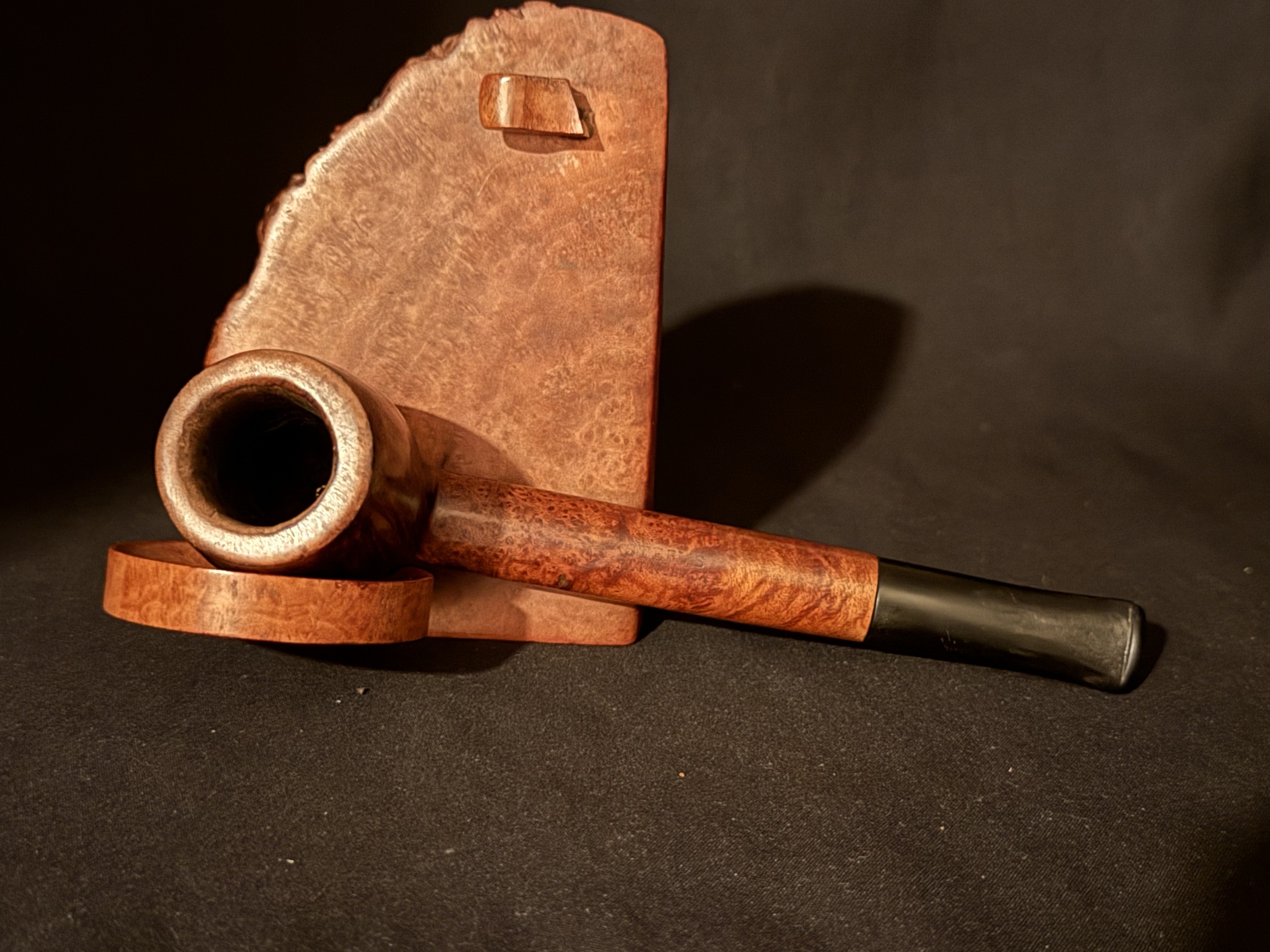 Steel's Pat. No. 8384 Smooth Canadian Briar Pipe, Vulcanite Stem, Estate 4