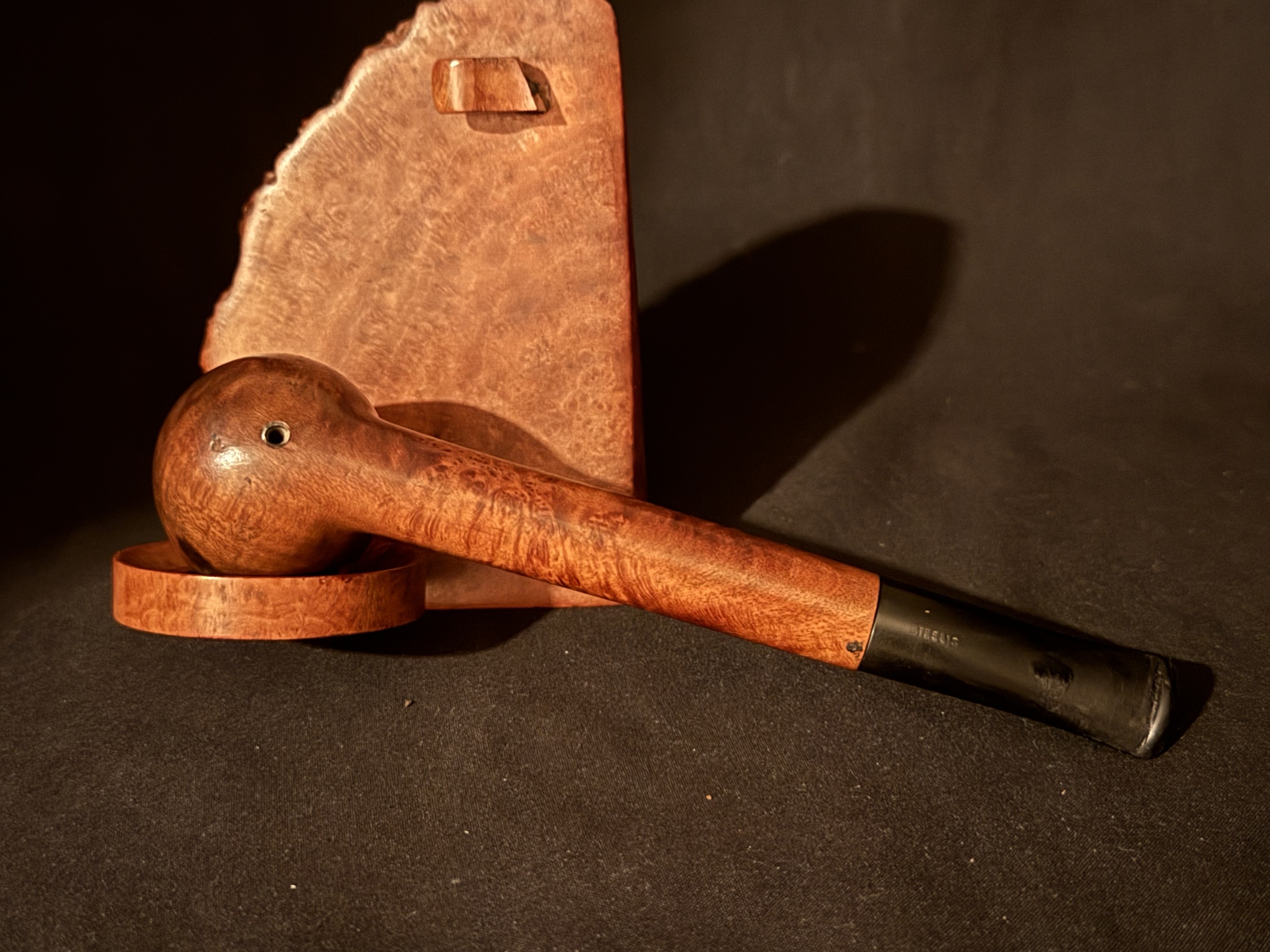 Steel's Pat. No. 8384 Smooth Canadian Briar Pipe, Vulcanite Stem, Estate 5