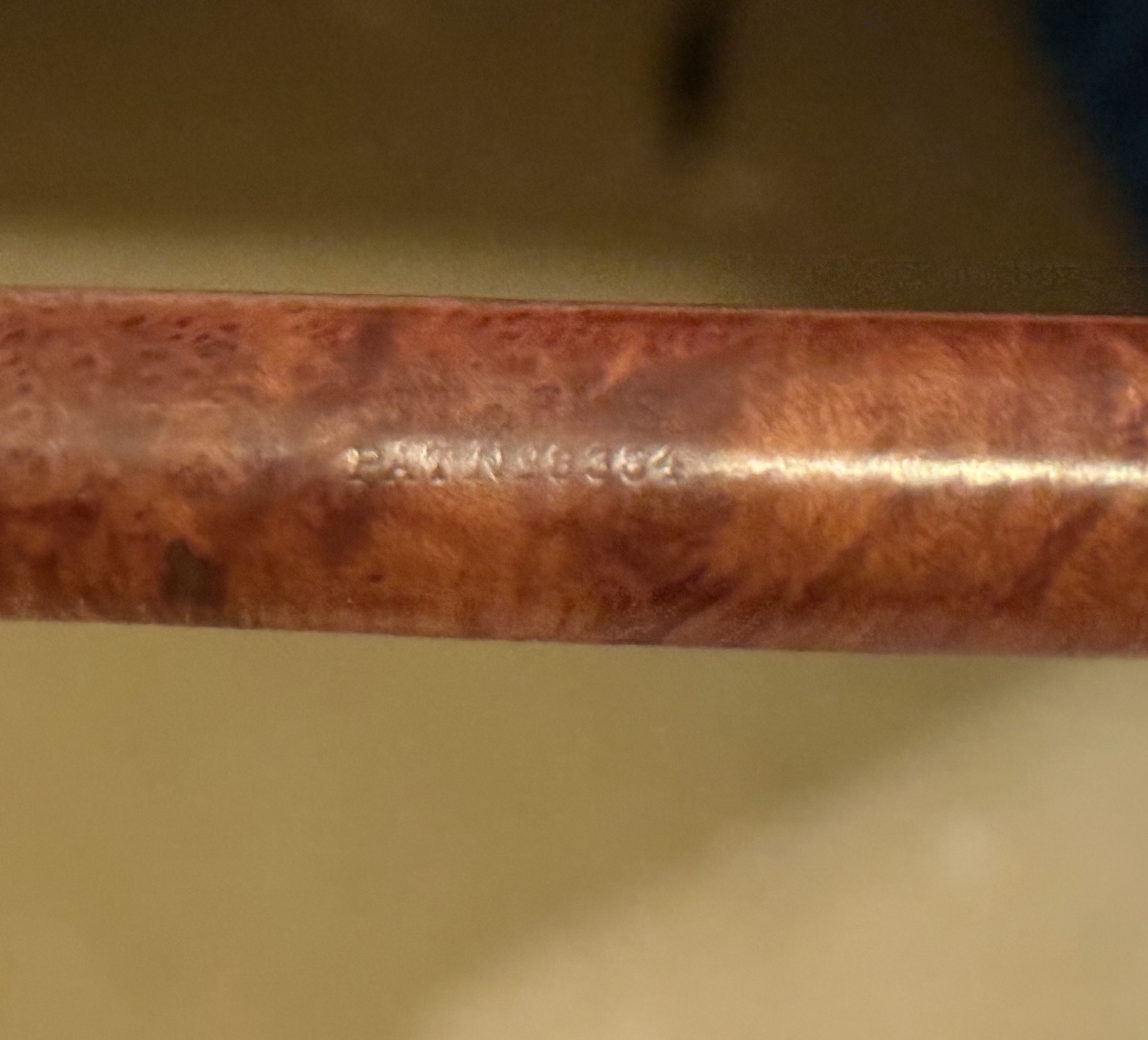 Steel's Pat. No. 8384 Smooth Canadian Briar Pipe, Vulcanite Stem, Estate 10