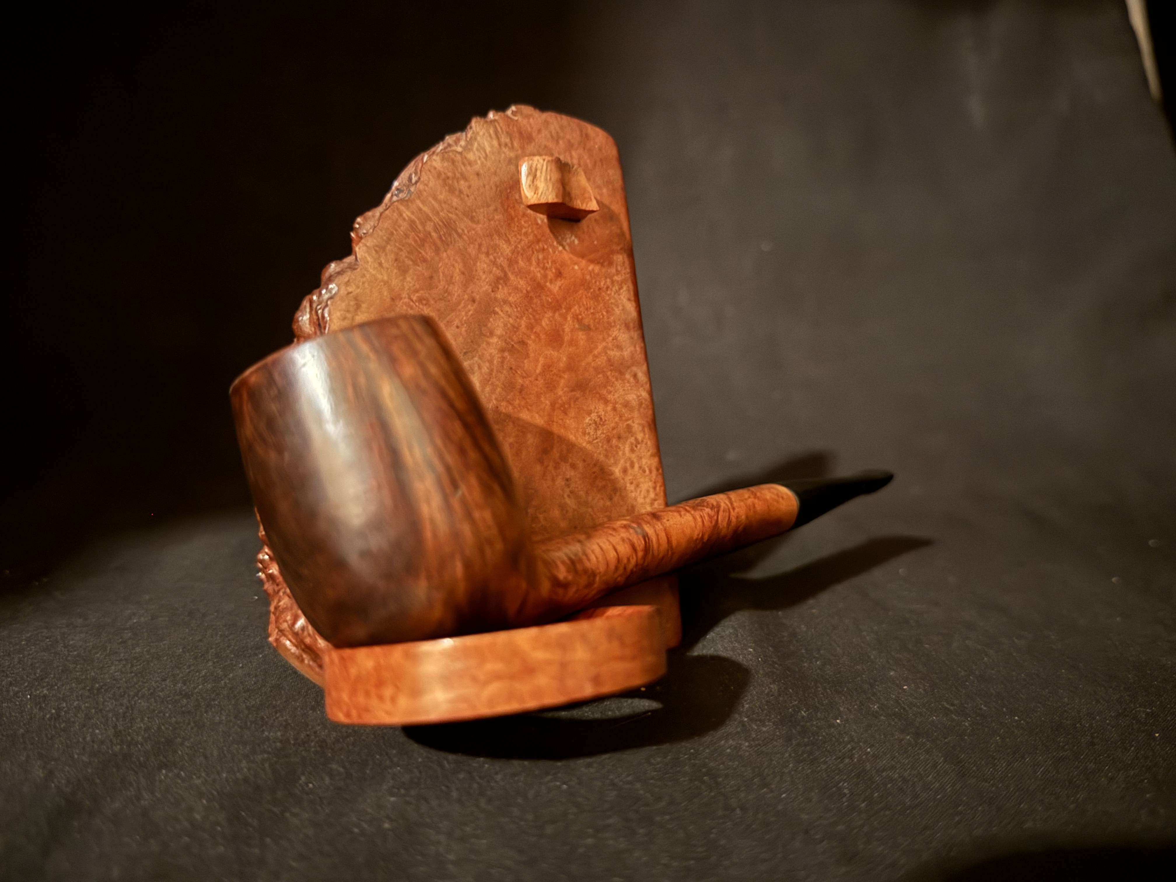 Steel's Pat. No. 8384 Smooth Canadian Briar Pipe, Vulcanite Stem, Estate 6