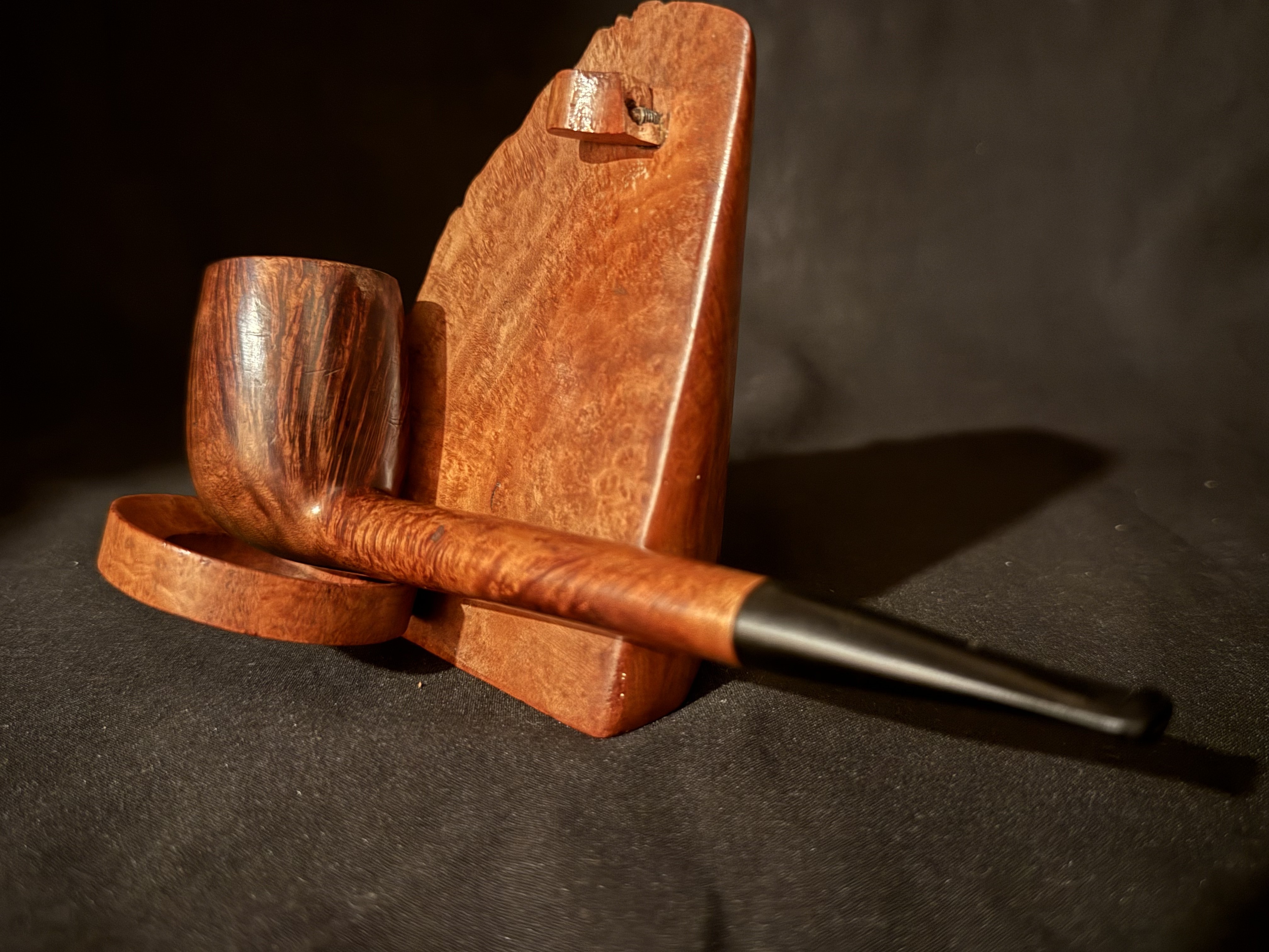 Steel's Pat. No. 8384 Smooth Canadian Briar Pipe, Vulcanite Stem, Estate 7