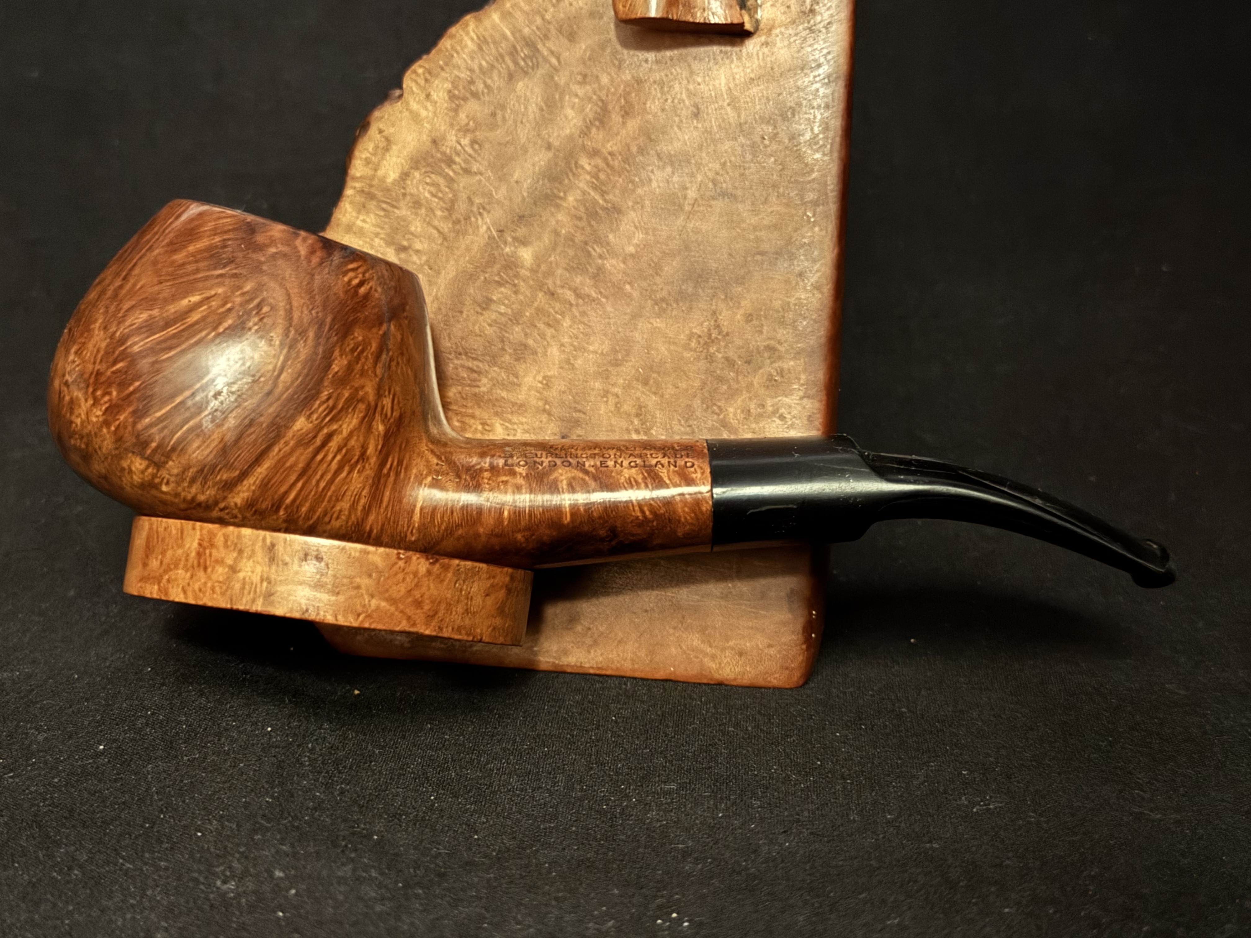 Sullivan Powell & Co Ltd Bent Apple Smooth Briar Estate Pipe, London 3