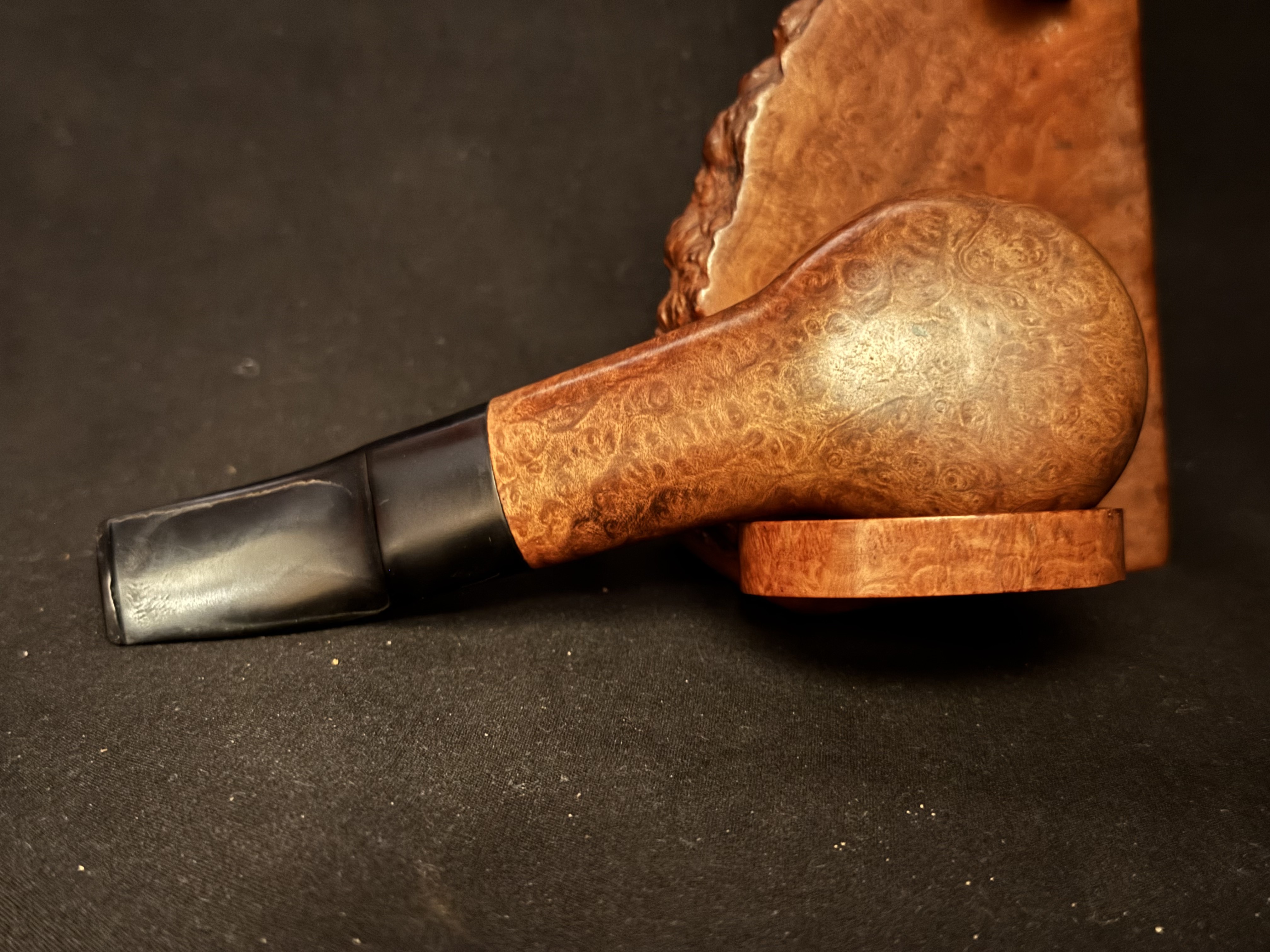 Sullivan Powell & Co Ltd Bent Apple Smooth Briar Estate Pipe, London 6