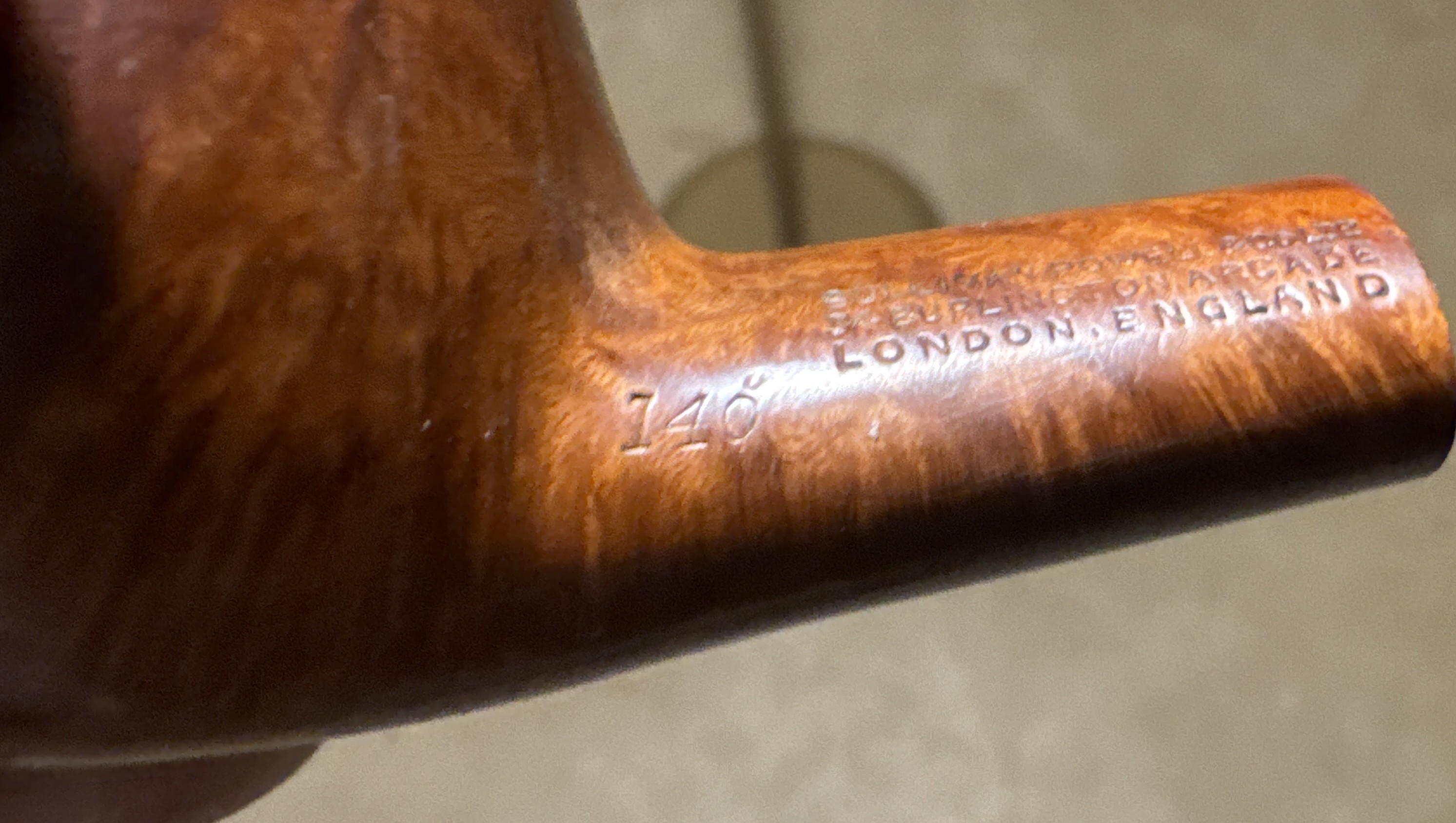 Sullivan Powell & Co Ltd Bent Apple Smooth Briar Estate Pipe, London 12