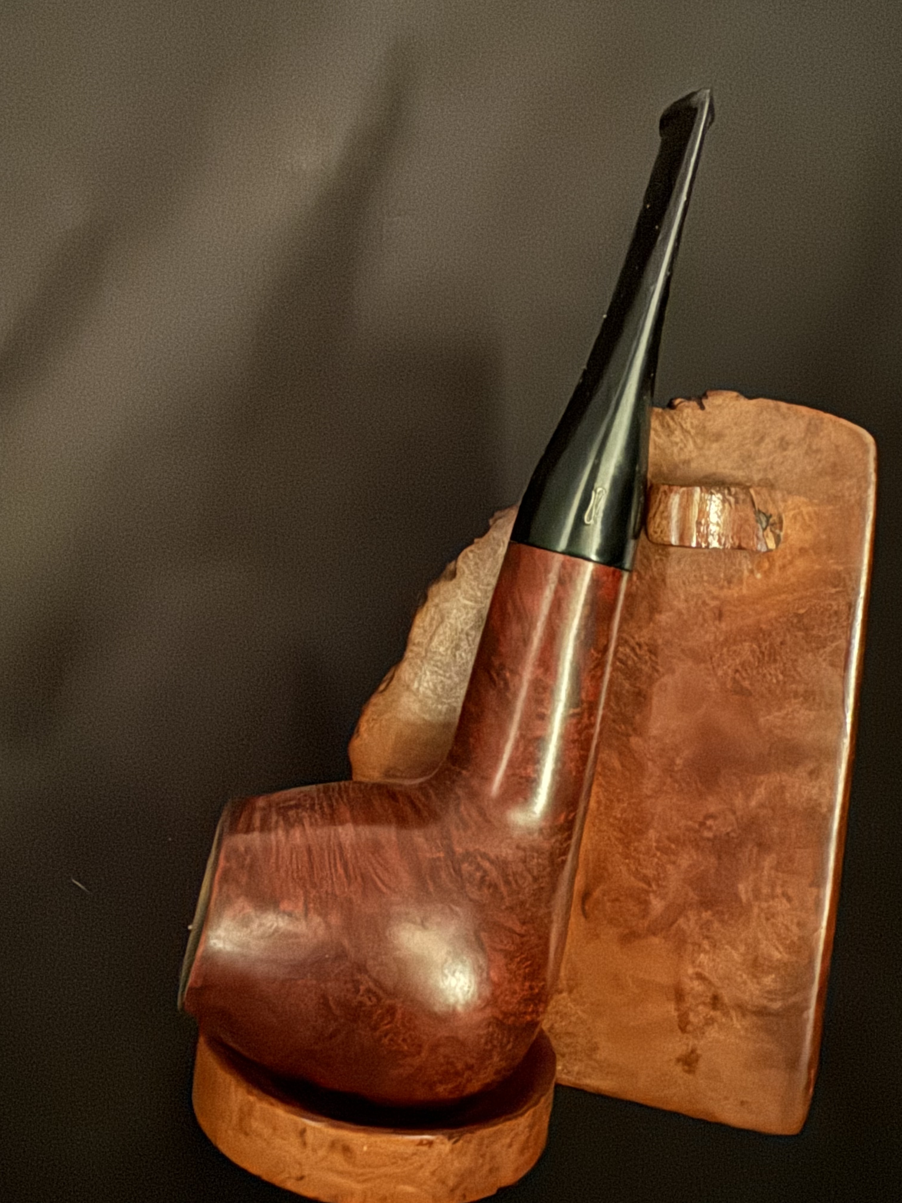 Svendborg Bark 34 Danish Hand Made Smooth Straight Brandy Pipe, 9mm Filter, Fishtail