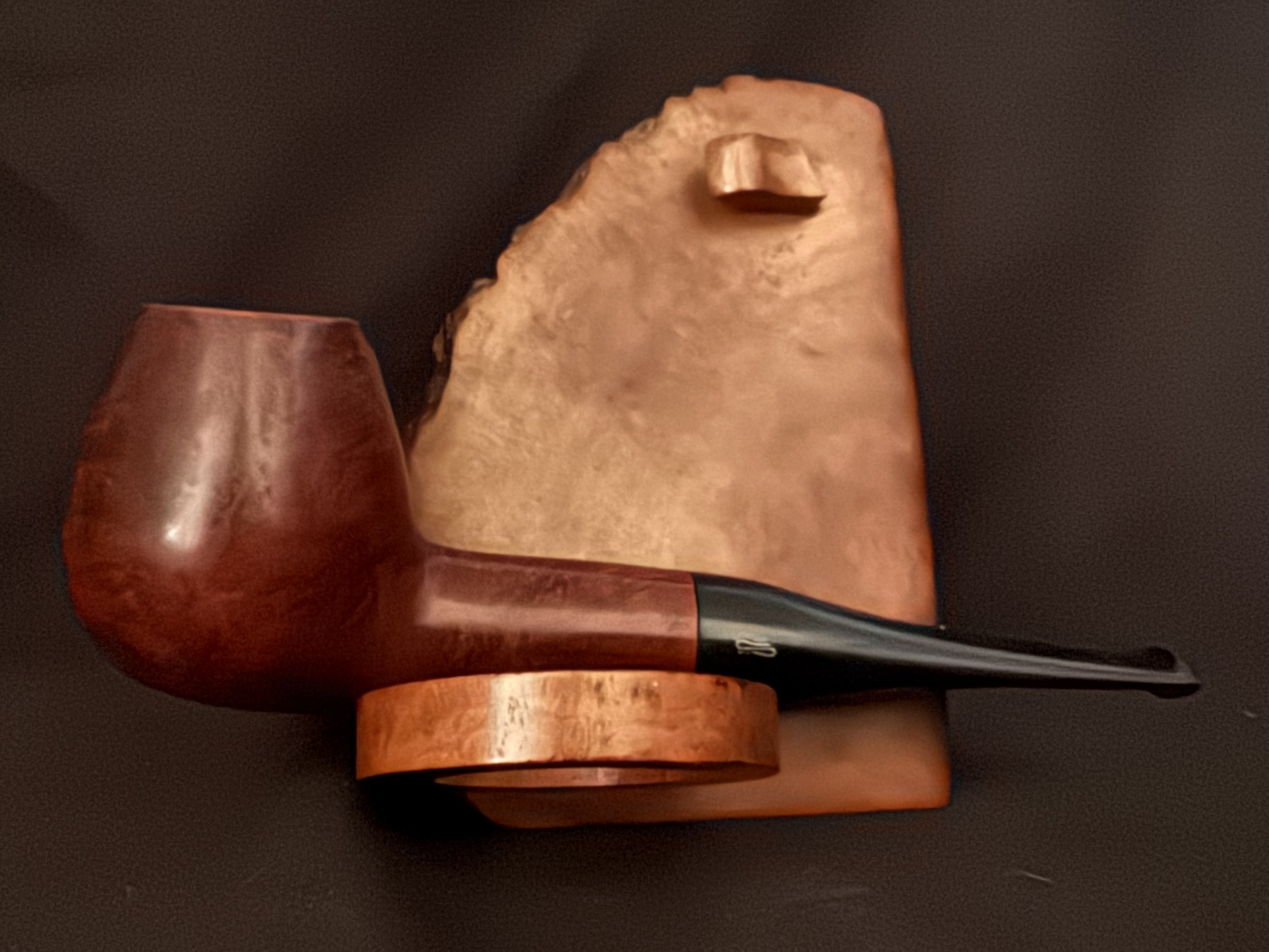 Svendborg Bark 34 Danish Hand Made Smooth Straight Brandy Pipe, 9mm Filter, Fishtail 4