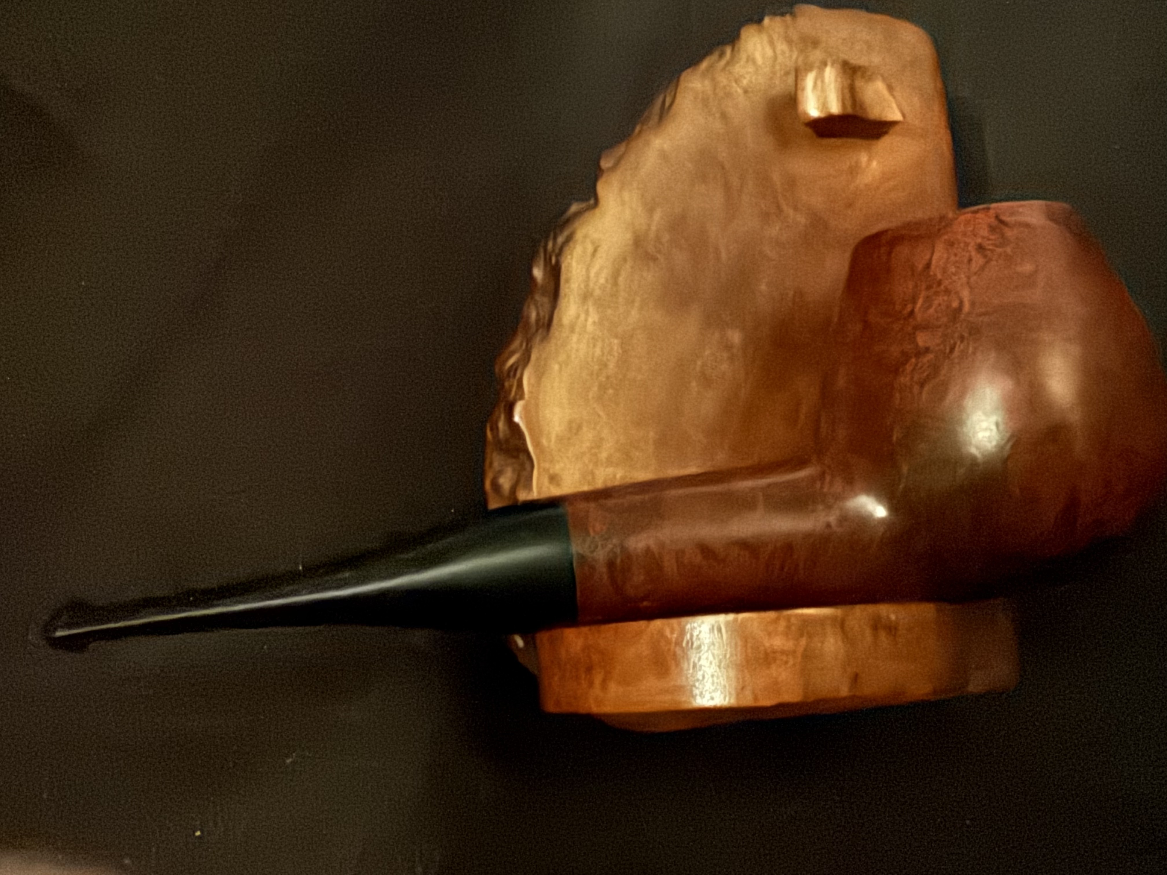 Svendborg Bark 34 Danish Hand Made Smooth Straight Brandy Pipe, 9mm Filter, Fishtail 7