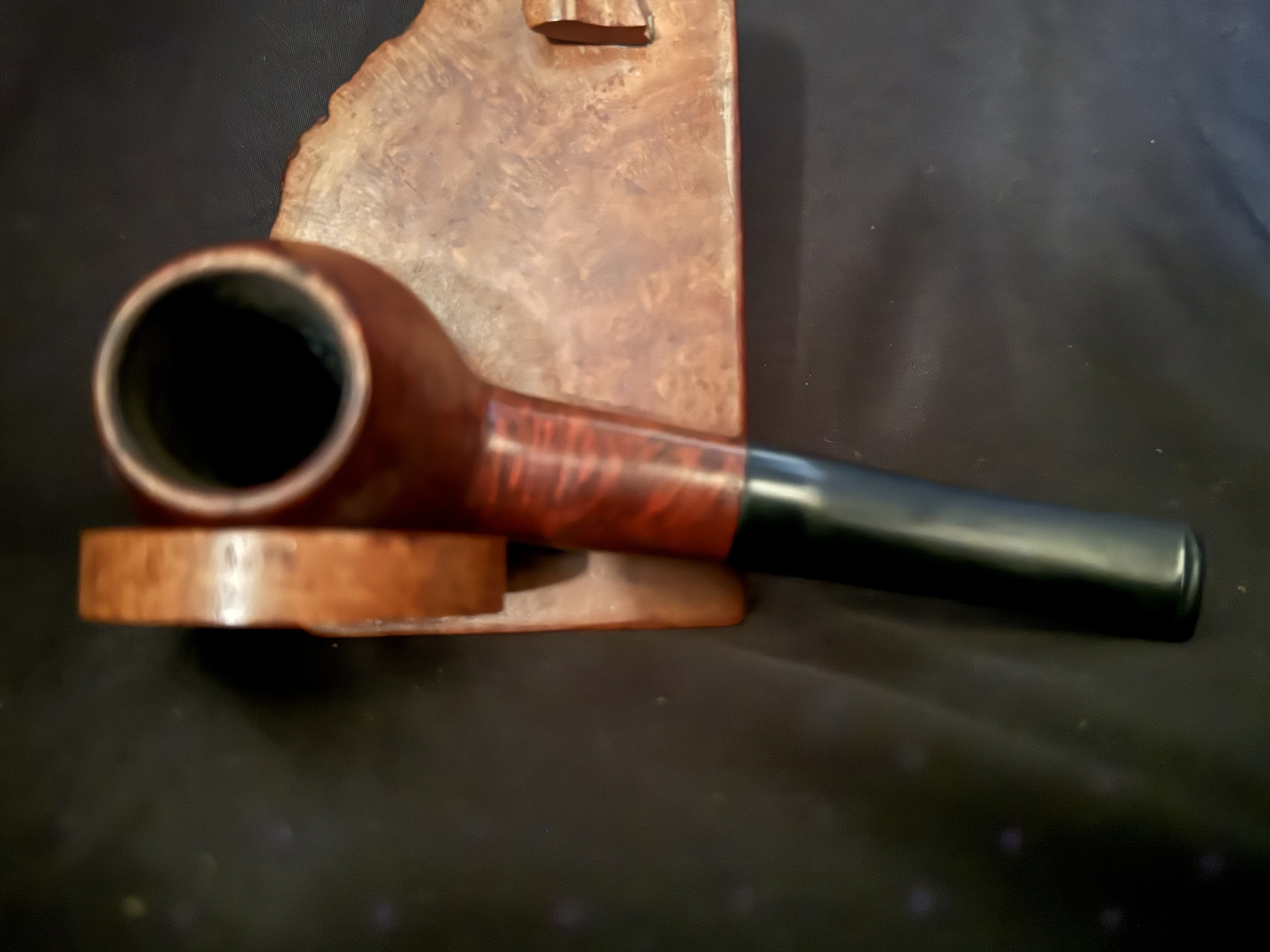 Svendborg Bark 34 Danish Hand Made Smooth Straight Brandy Pipe, 9mm Filter, Fishtail 8