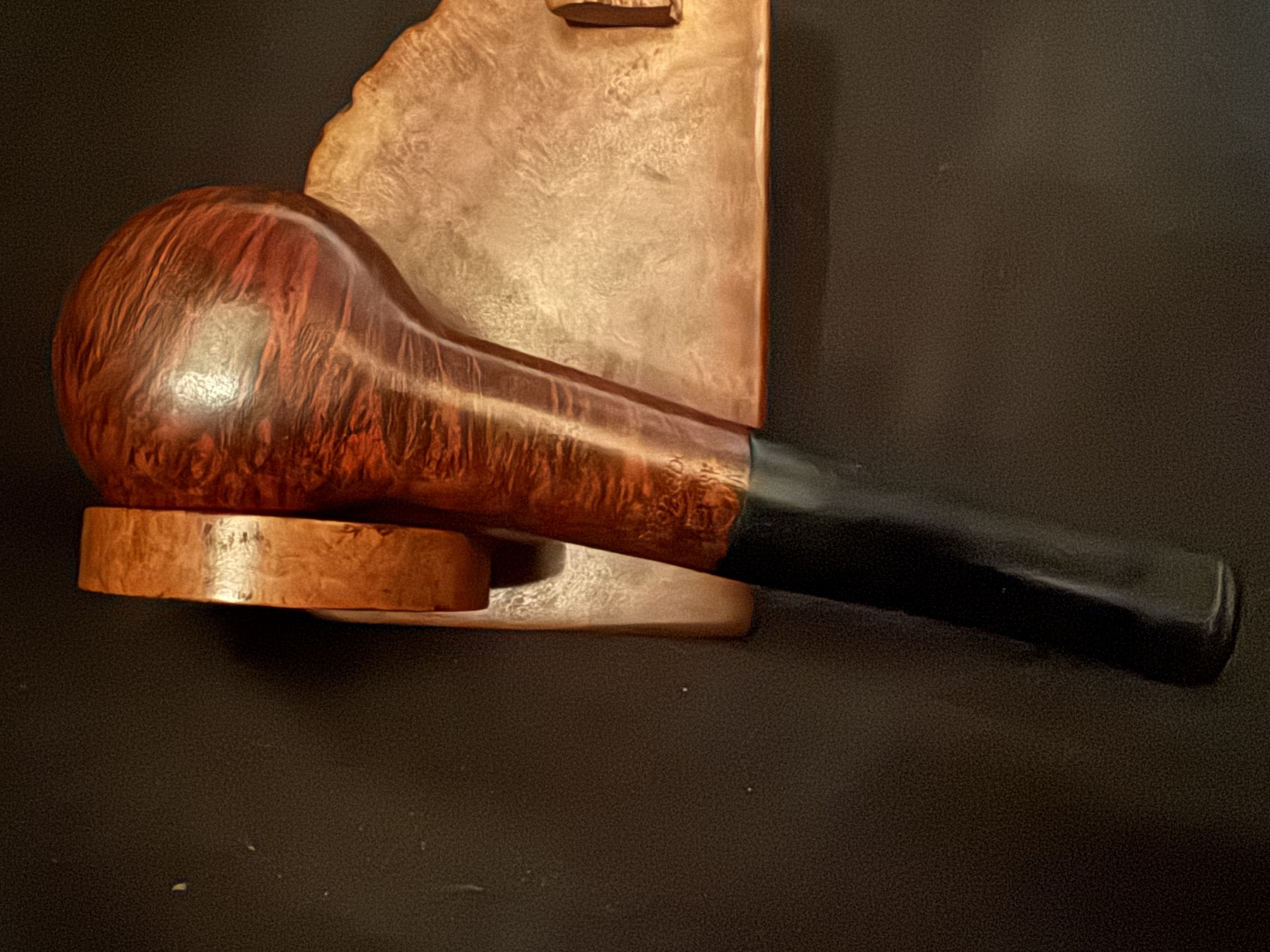 Svendborg Bark 34 Danish Hand Made Smooth Straight Brandy Pipe, 9mm Filter, Fishtail 9