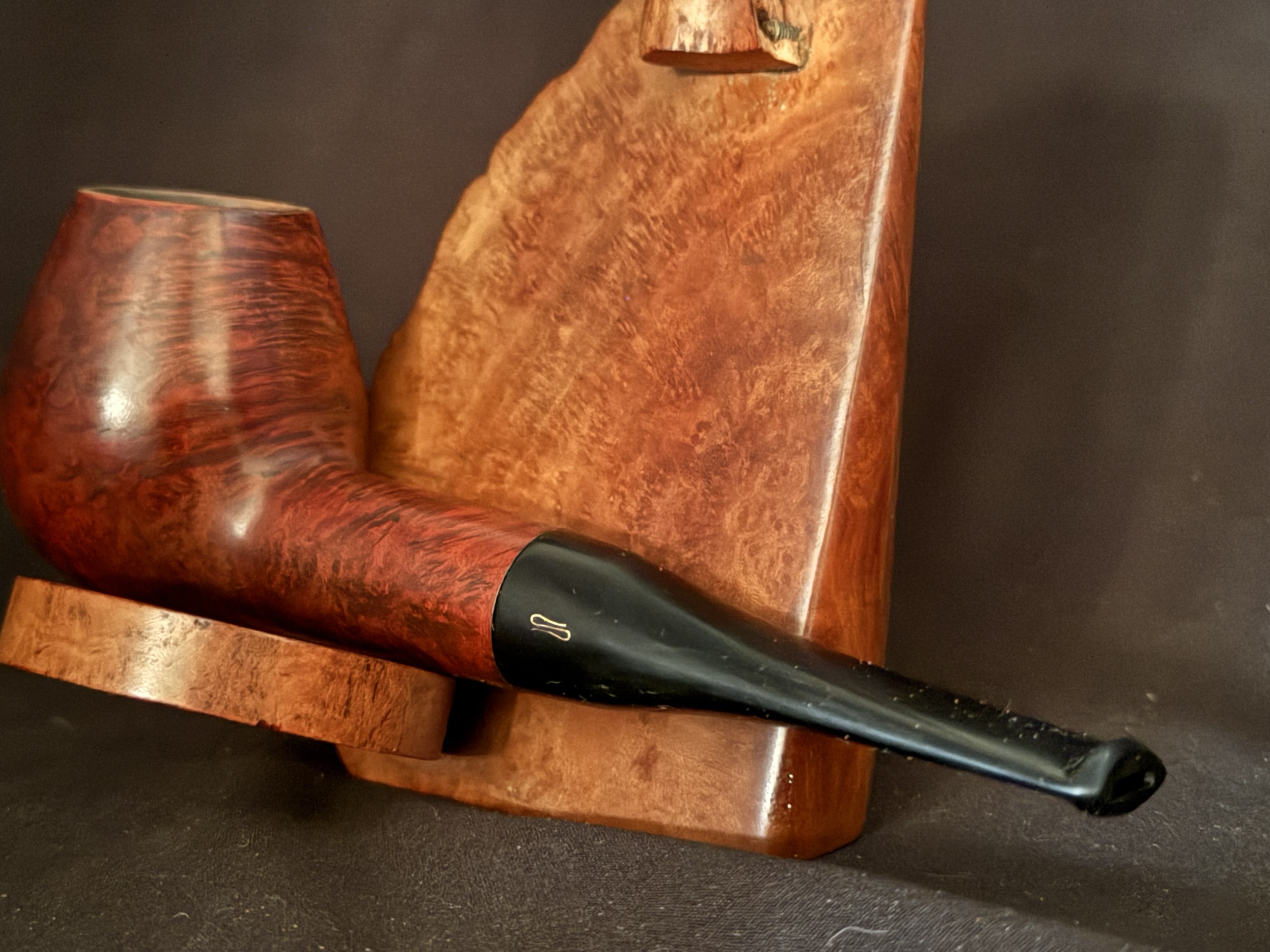Svendborg Bark 34 Danish Hand Made Smooth Straight Brandy Pipe, 9mm Filter, Fishtail 12