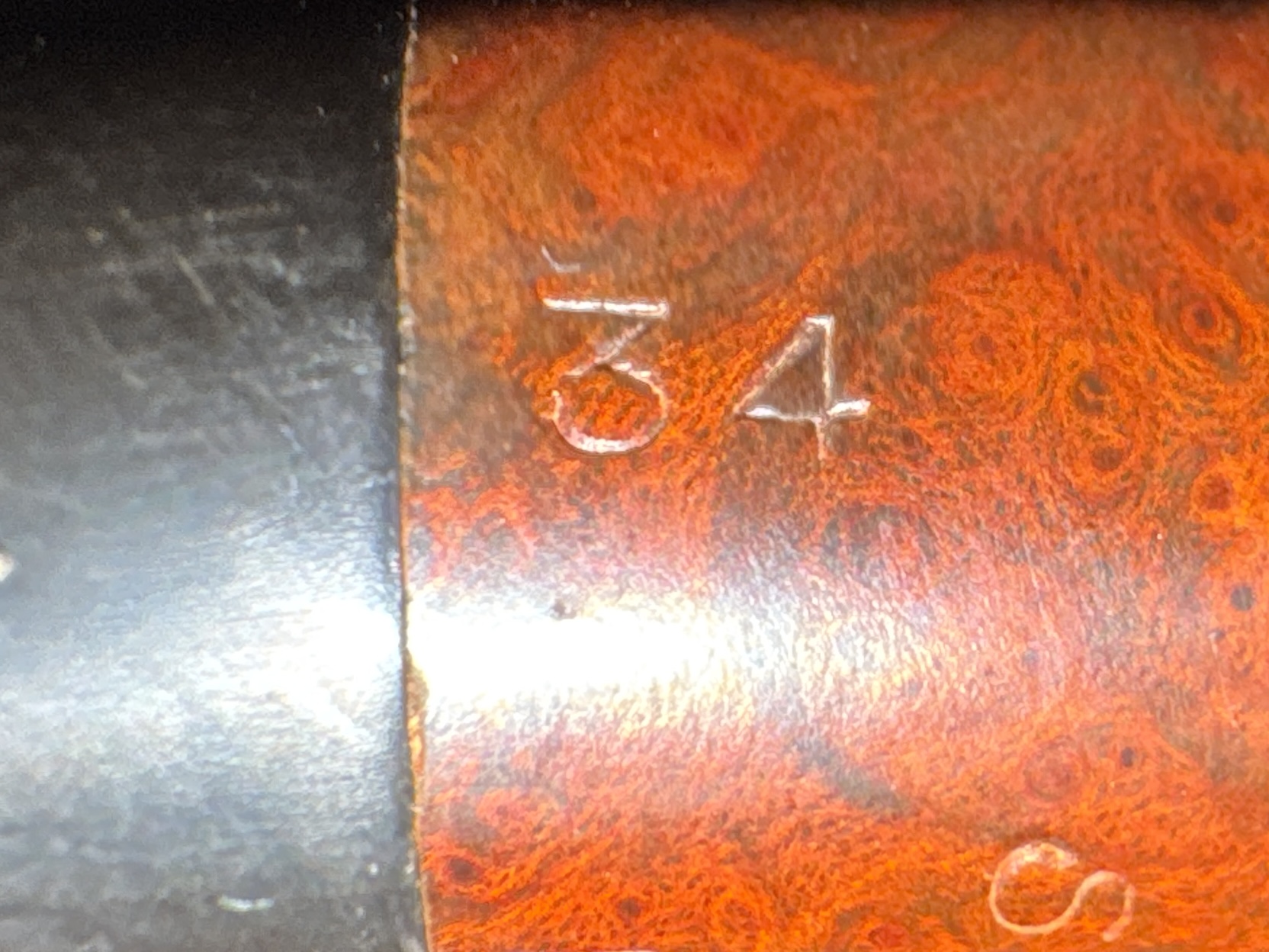 Svendborg Bark 34 Danish Hand Made Smooth Straight Brandy Pipe, 9mm Filter, Fishtail 16
