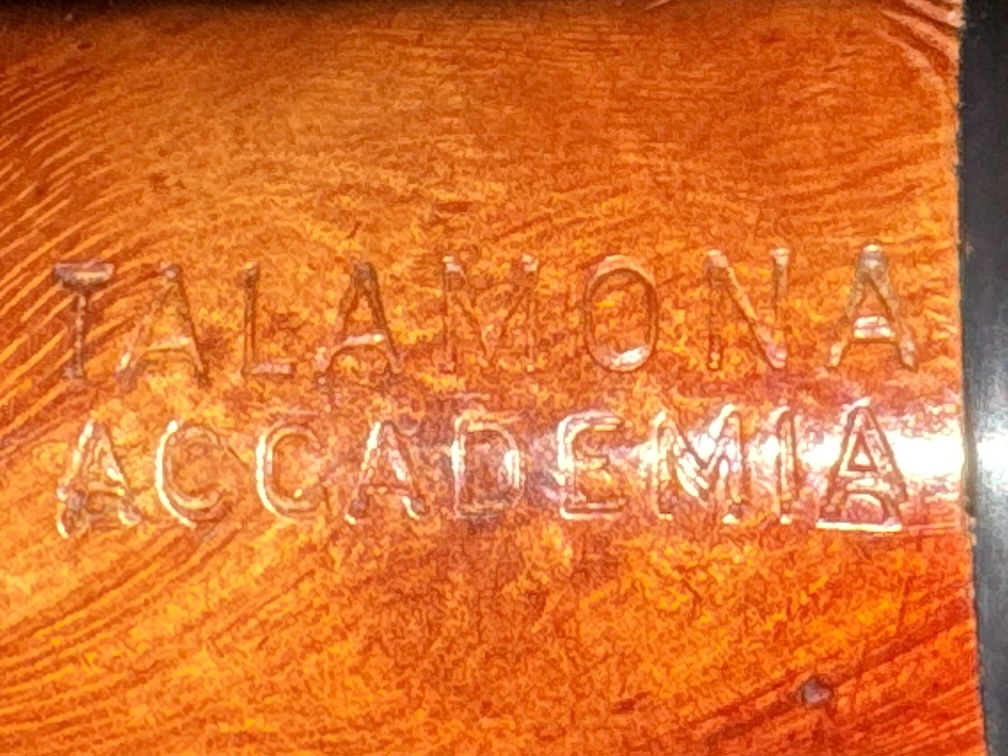 Talamona Accademia Smooth Rustic Straight Billiard Pipe, Italy, 9mm Filter 10