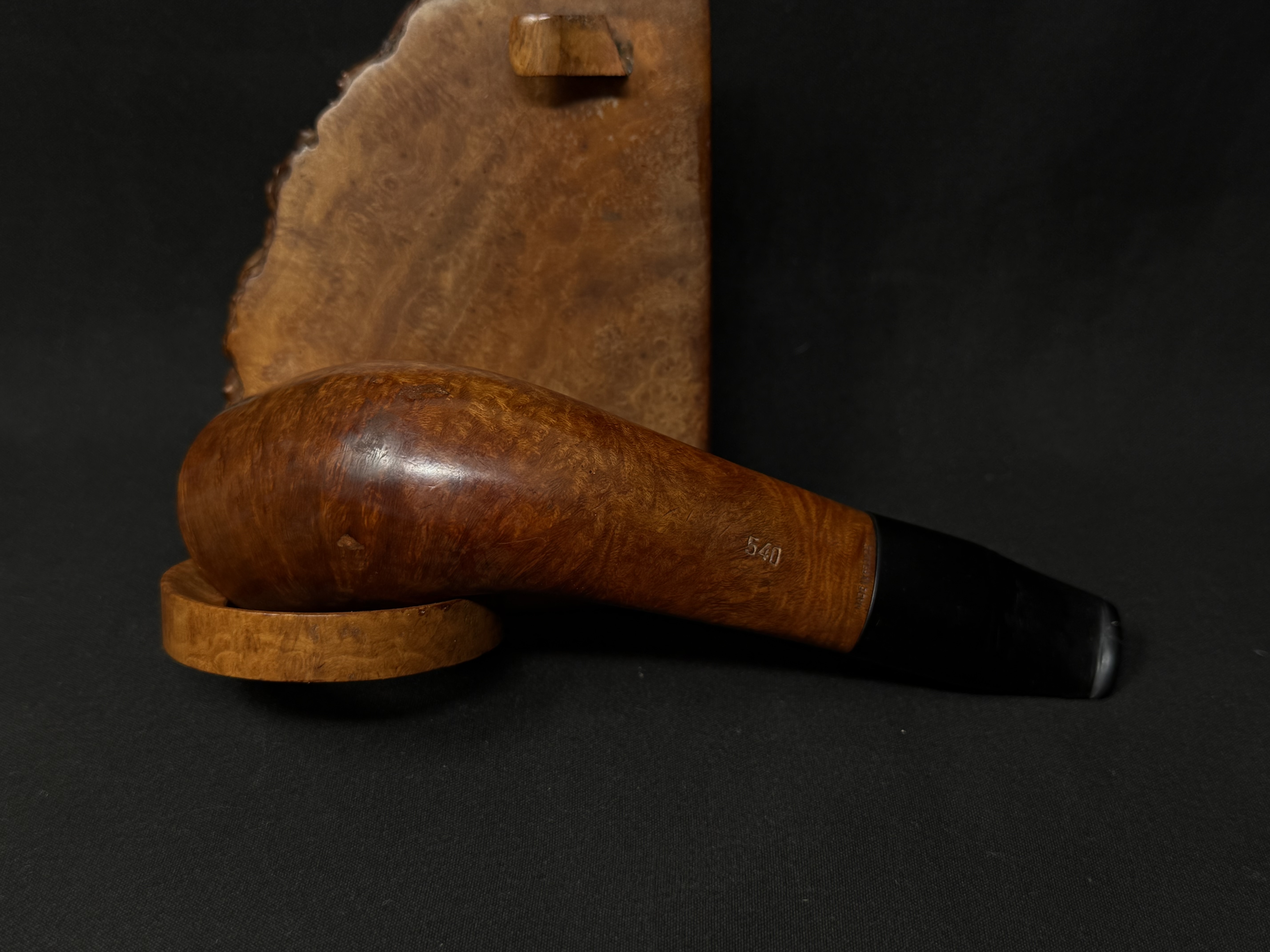 Tilt 540 Dublin Smooth Briar Estate Pipe, Vulcanite Stem, France 6