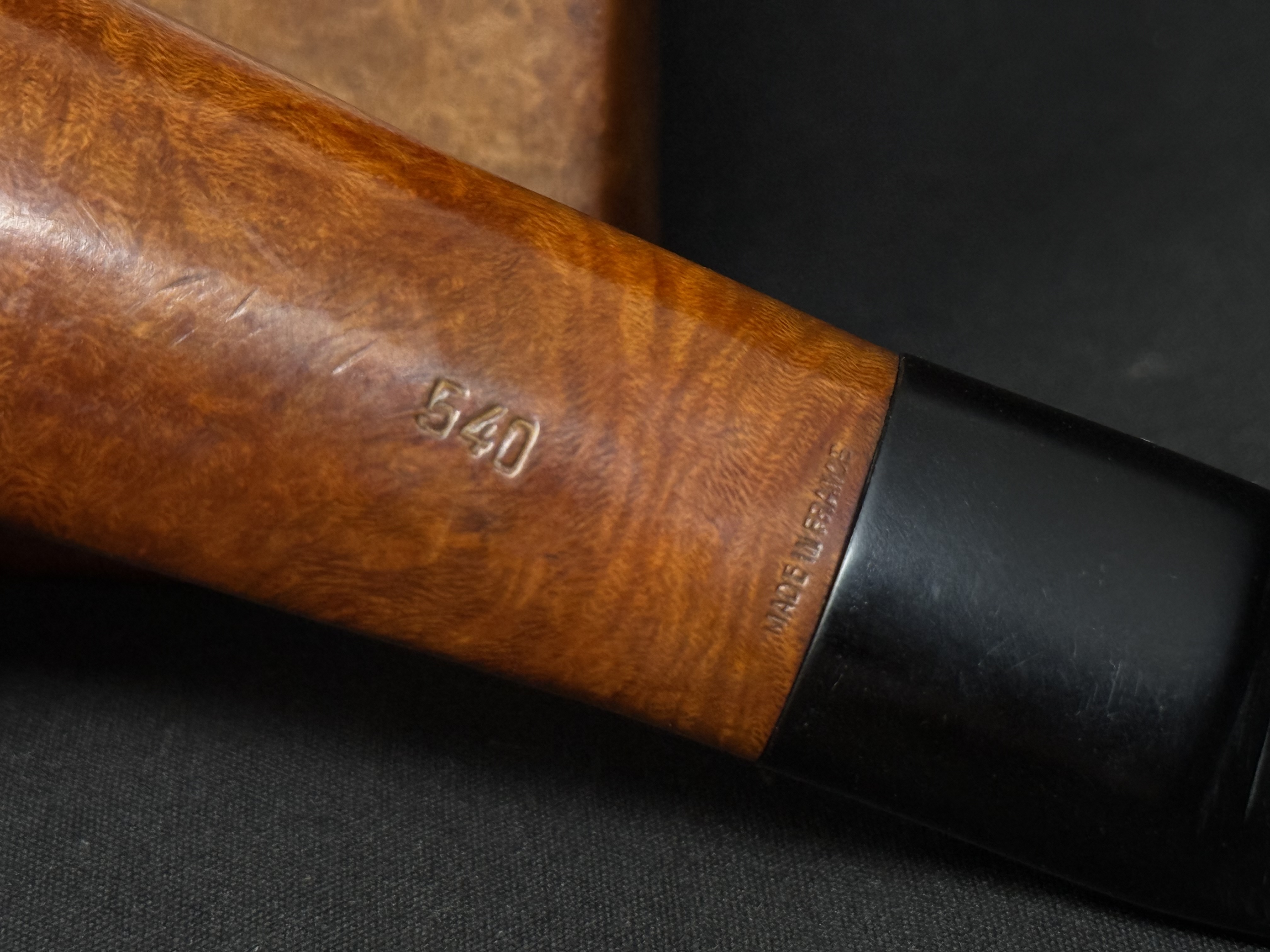 Tilt 540 Dublin Smooth Briar Estate Pipe, Vulcanite Stem, France 11