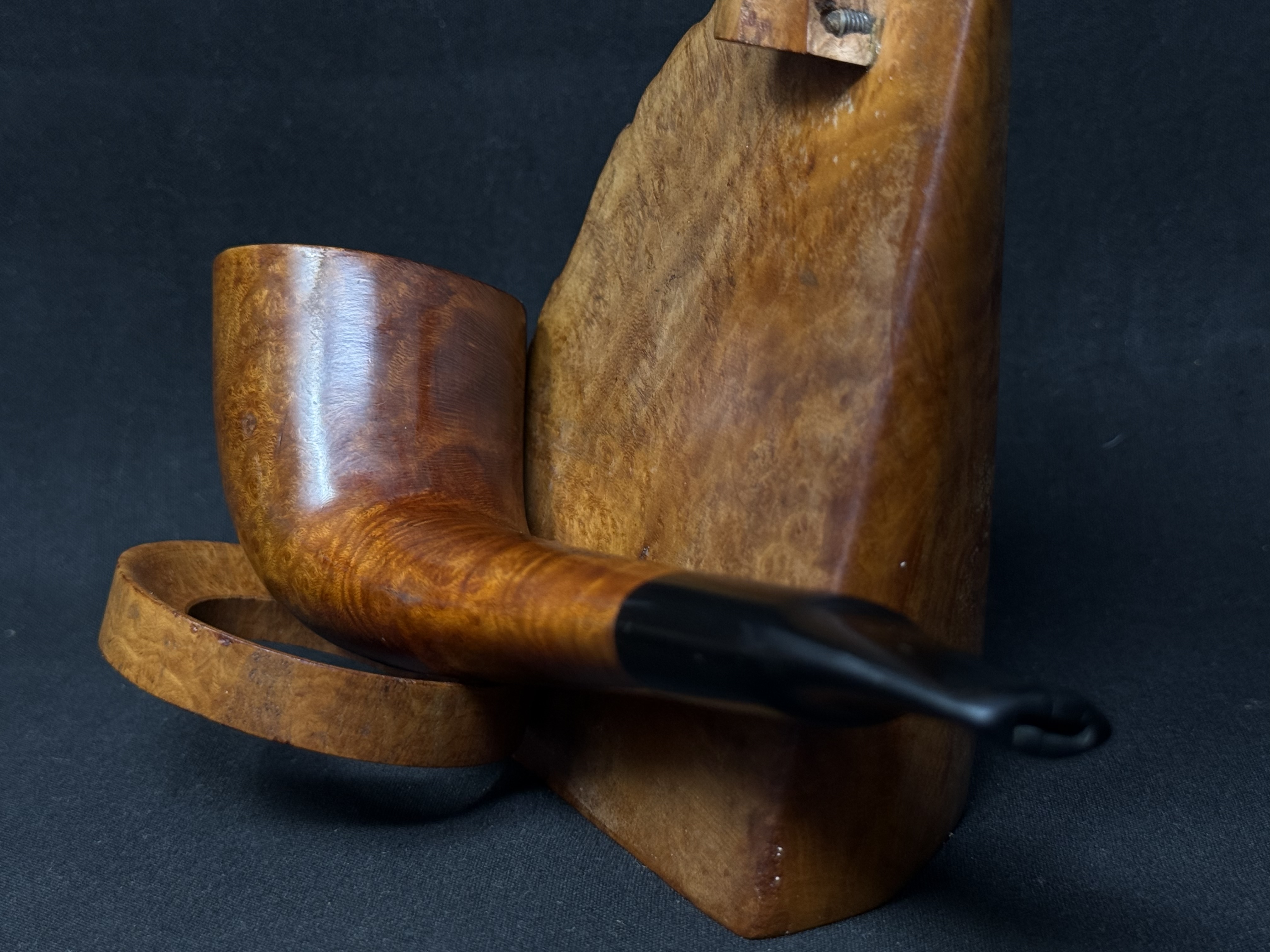 Tilt 540 Dublin Smooth Briar Estate Pipe, Vulcanite Stem, France 7