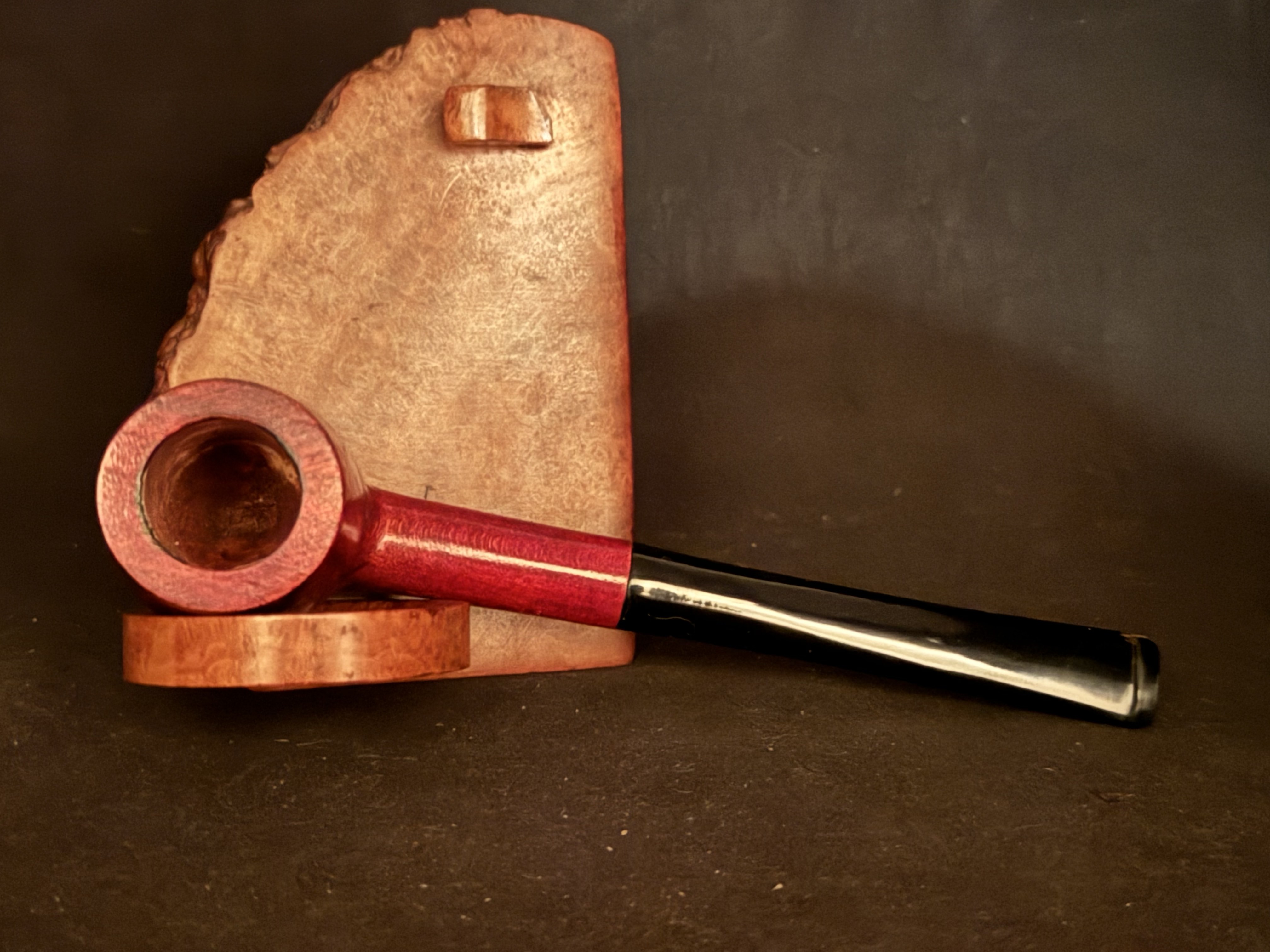 Golden Leaf 1201 Smooth Billiard Estate Pipe - New Old Stock, Unsmoked, Tapered Stem 5