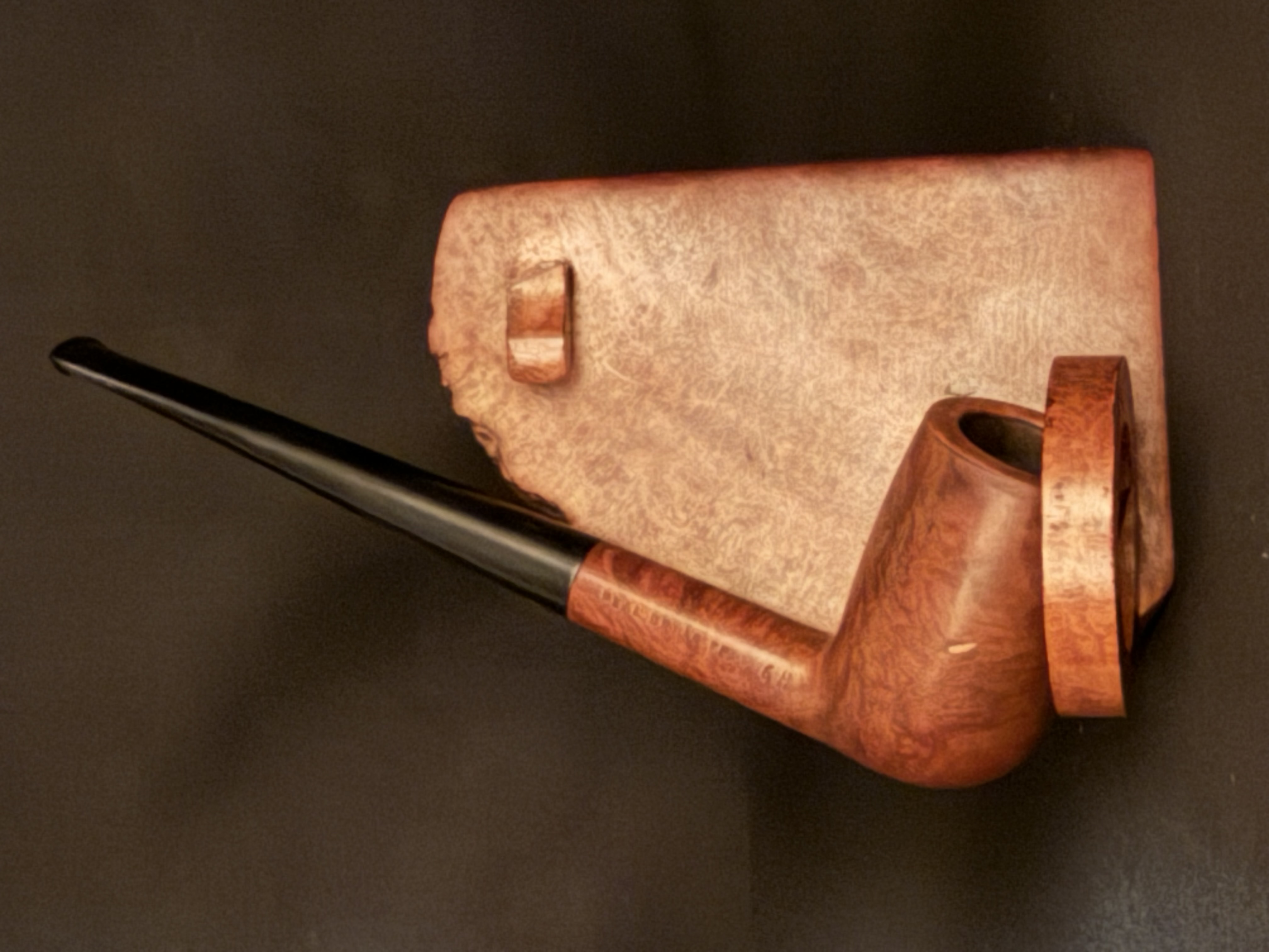 Vanguard De Luxe Real Briar FF 6H Straight Billiard Estate Pipe 2