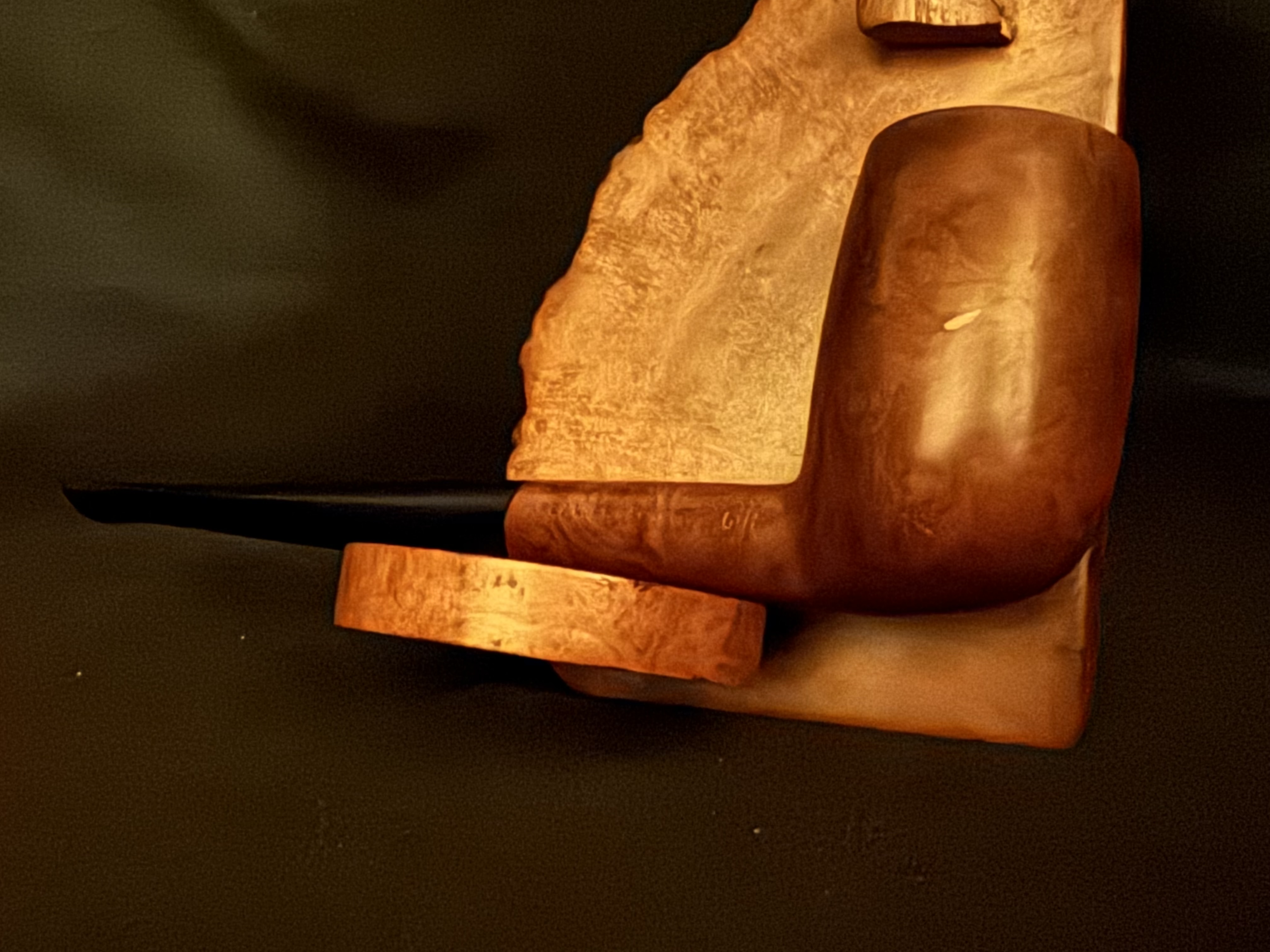 Vanguard De Luxe Real Briar FF 6H Straight Billiard Estate Pipe 7