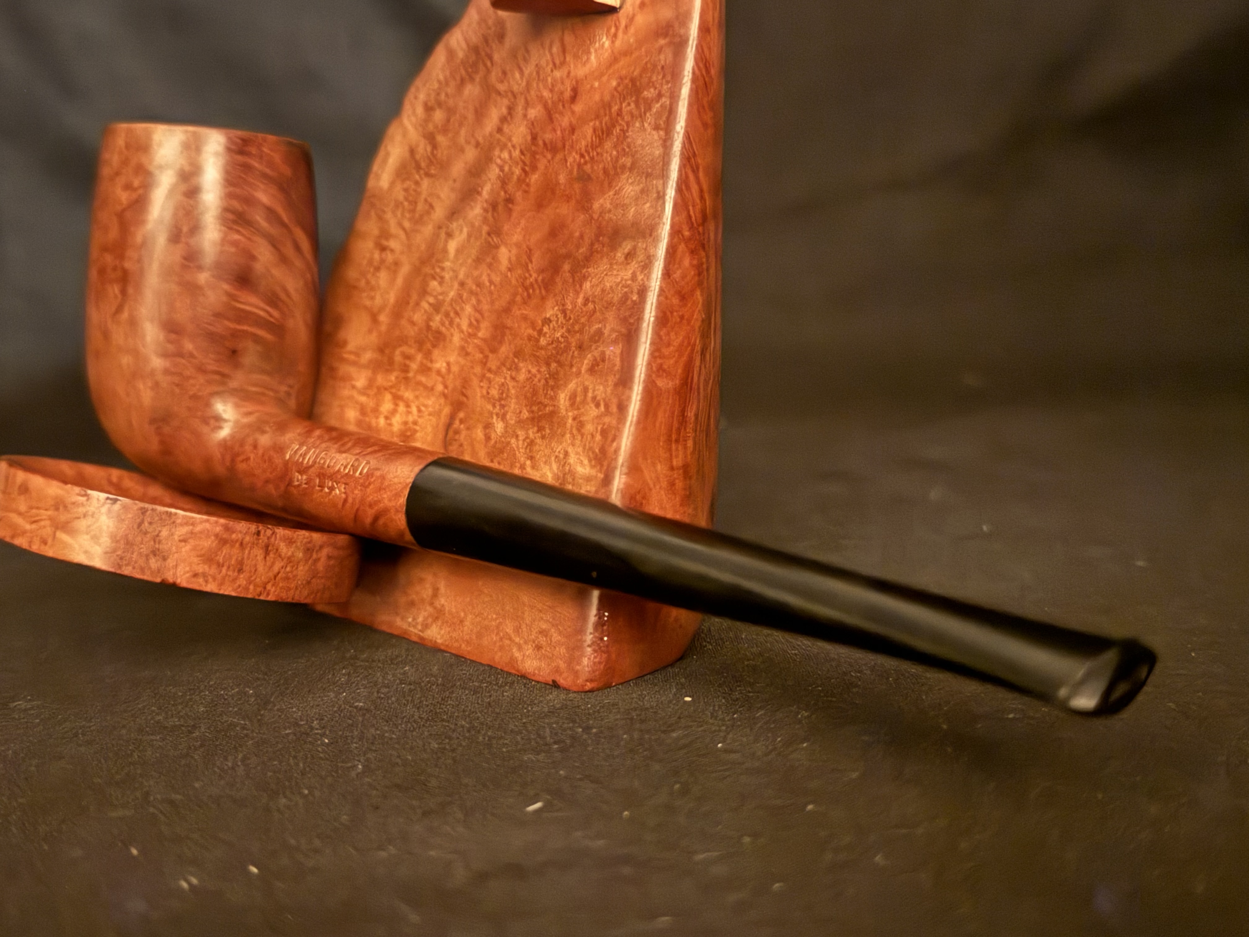 Vanguard De Luxe Real Briar FF 6H Straight Billiard Estate Pipe 8