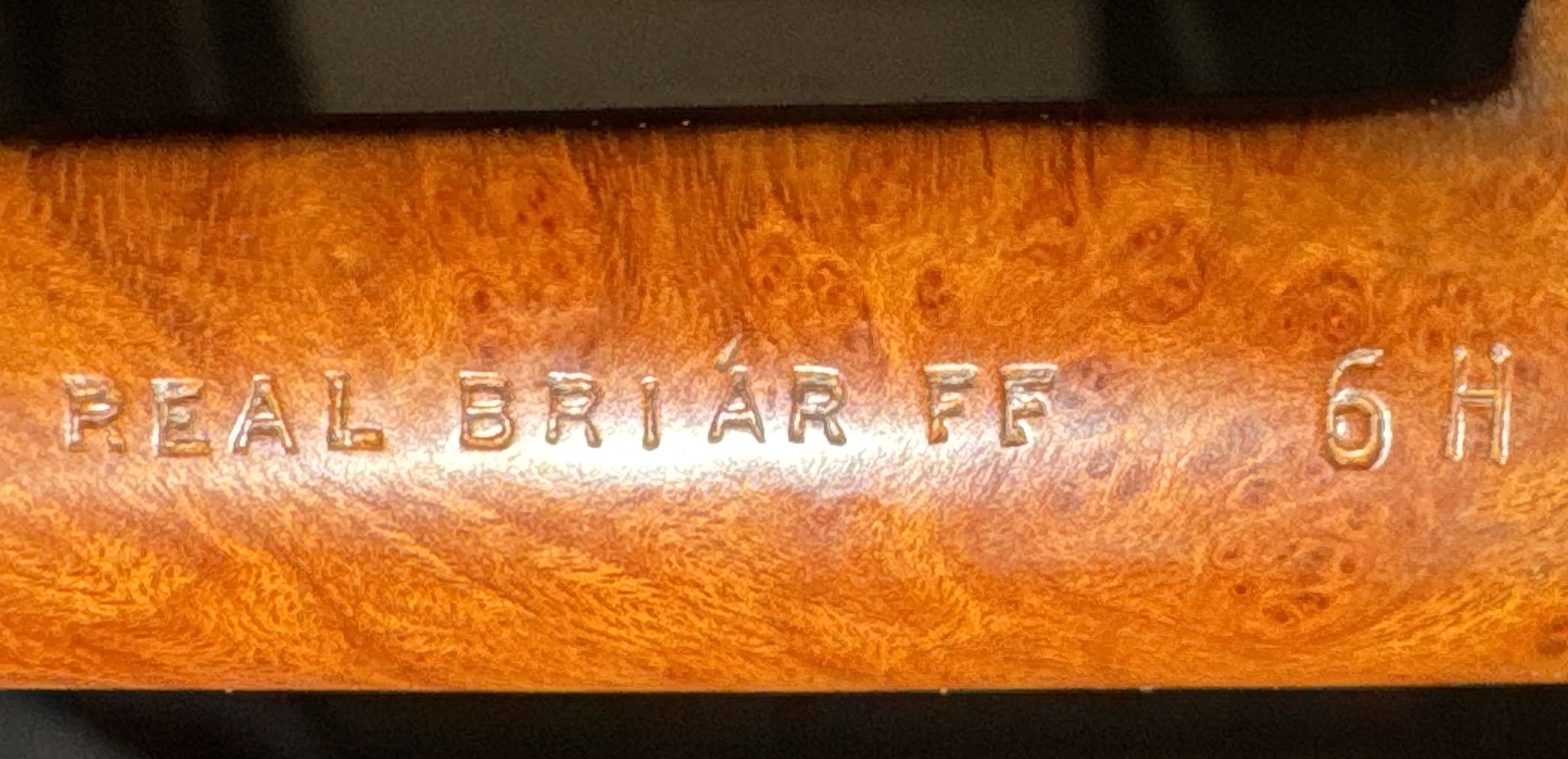 Vanguard De Luxe Real Briar FF 6H Straight Billiard Estate Pipe 10