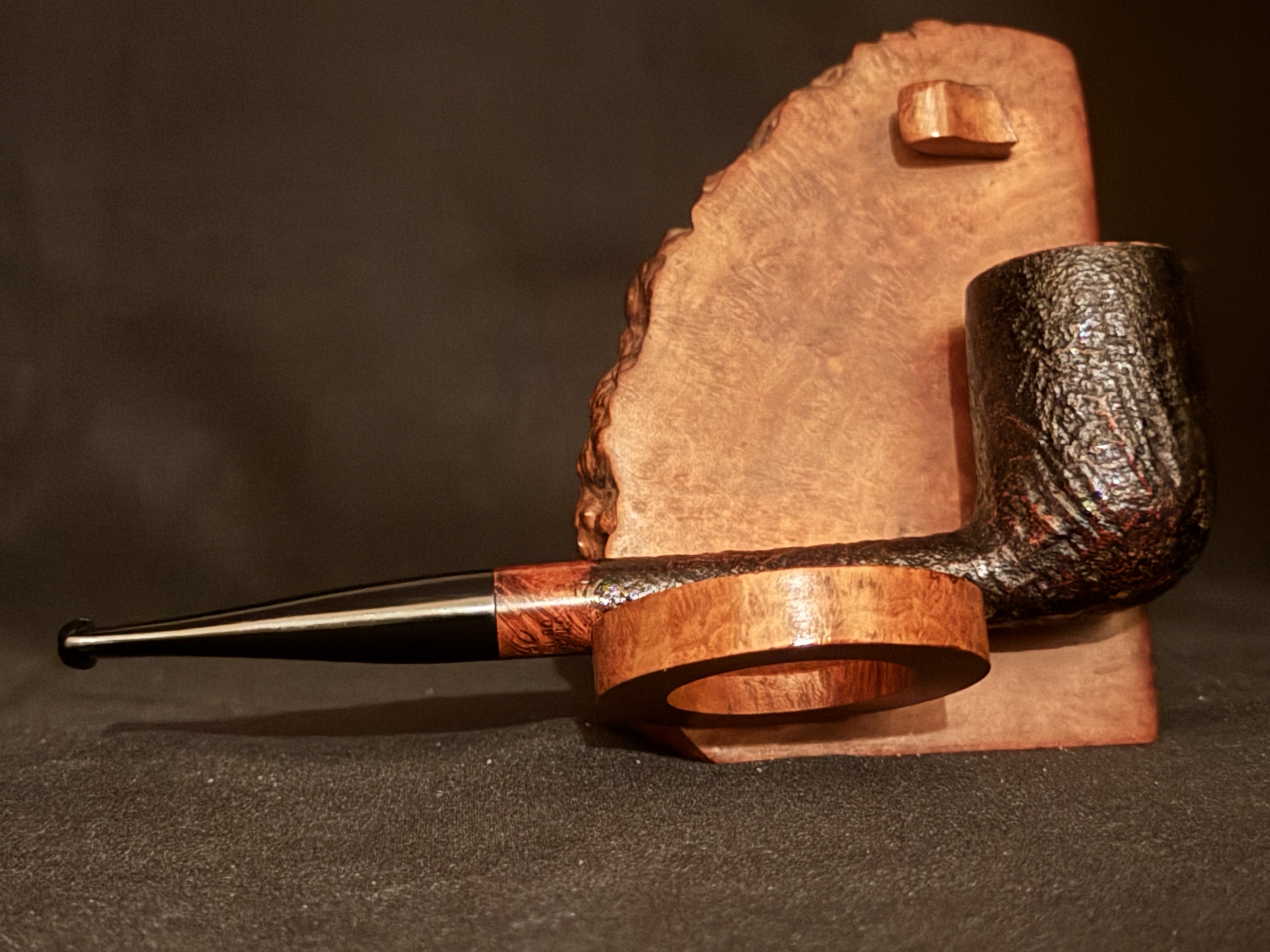 Stanwell Vario Made in Denmark 174 - Elegant Long Sandblast Straight Liverpool Estate Pipe 5