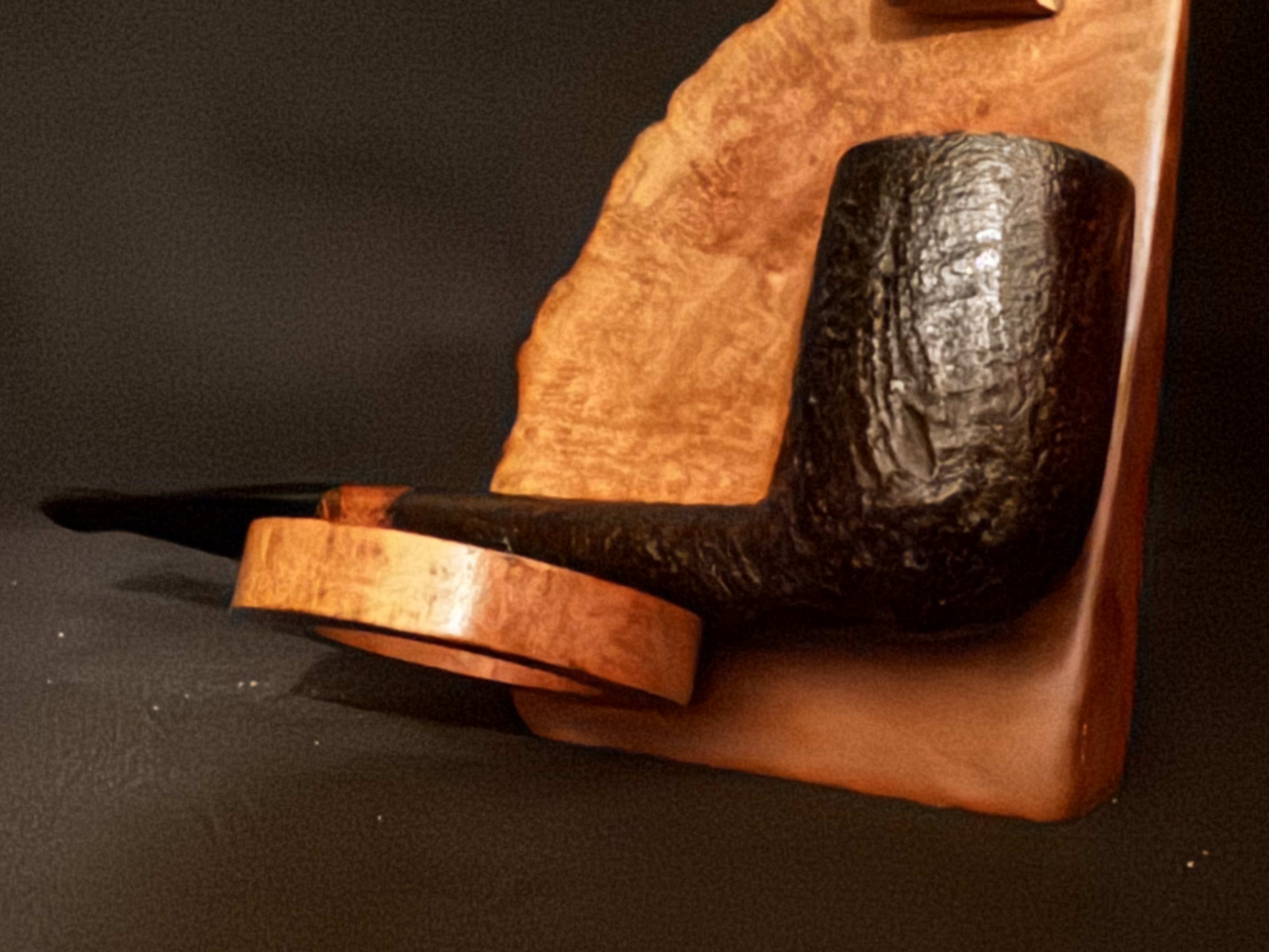 Stanwell Vario Made in Denmark 174 - Elegant Long Sandblast Straight Liverpool Estate Pipe 8