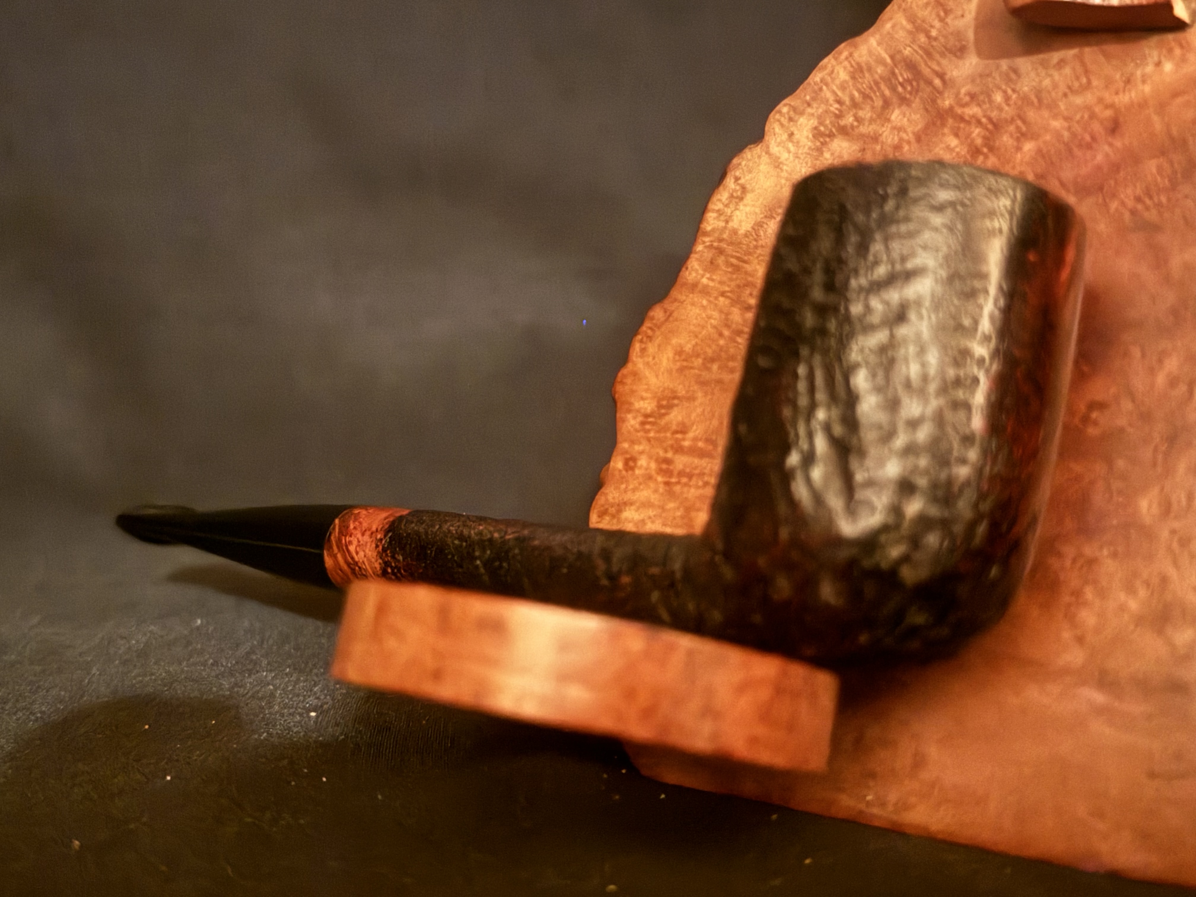 Stanwell Vario Made in Denmark 174 - Elegant Long Sandblast Straight Liverpool Estate Pipe 9