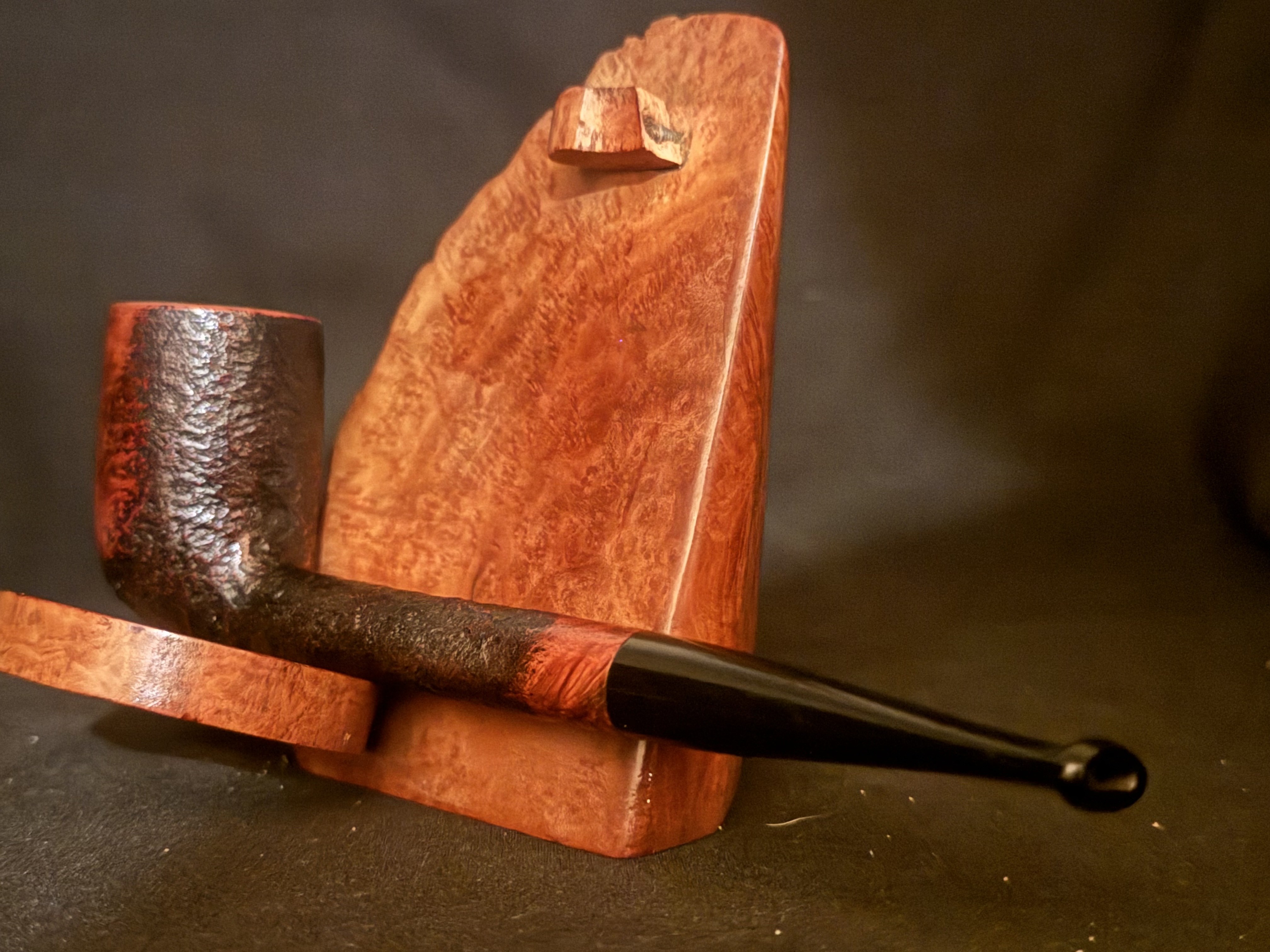 Stanwell Vario Made in Denmark 174 - Elegant Long Sandblast Straight Liverpool Estate Pipe 10