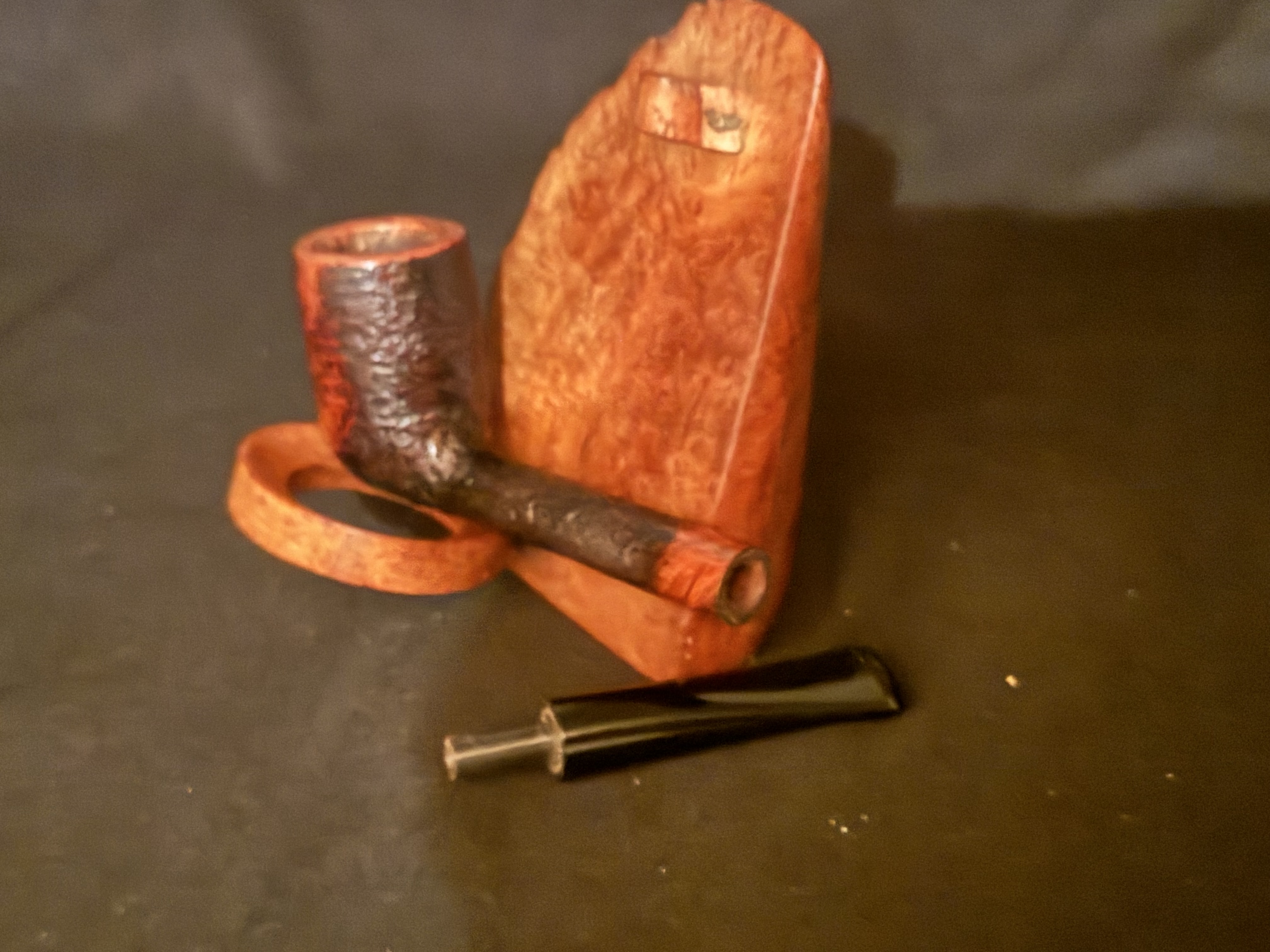 Stanwell Vario Made in Denmark 174 - Elegant Long Sandblast Straight Liverpool Estate Pipe 11