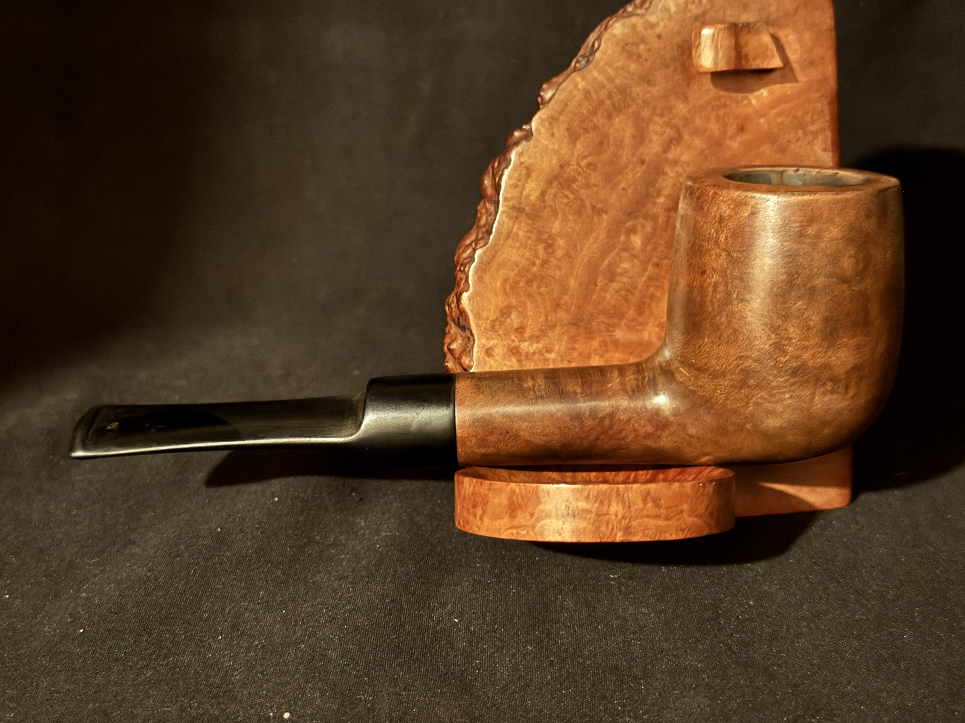 Vauen 3288 Straight Billiard Smooth Estate Pipe, Vulcanite Saddle Stem 4