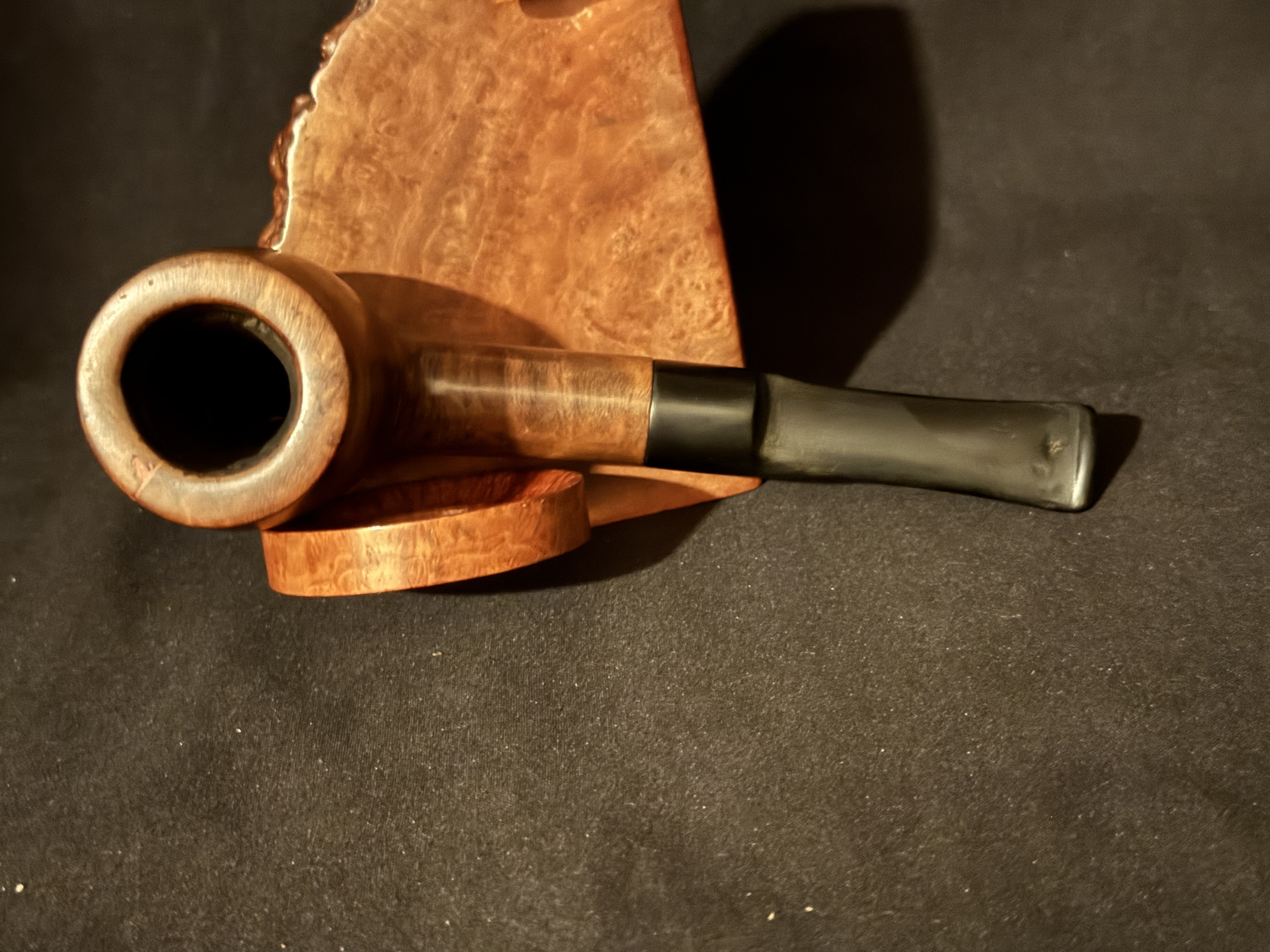 Vauen 3288 Straight Billiard Smooth Estate Pipe, Vulcanite Saddle Stem 5
