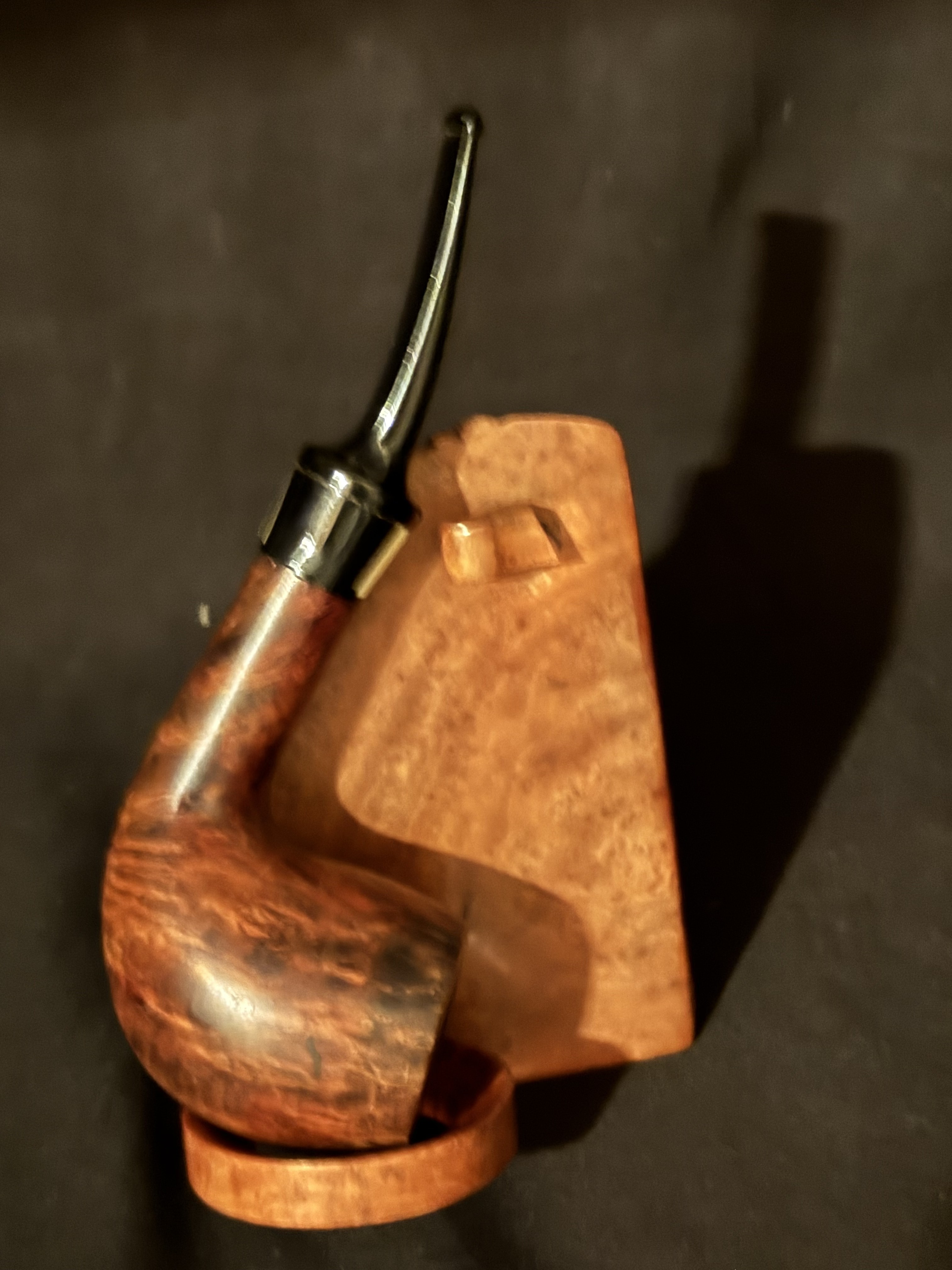 Vauen C. Barontini Smooth Bent Billiard Estate Pipe, German Briar