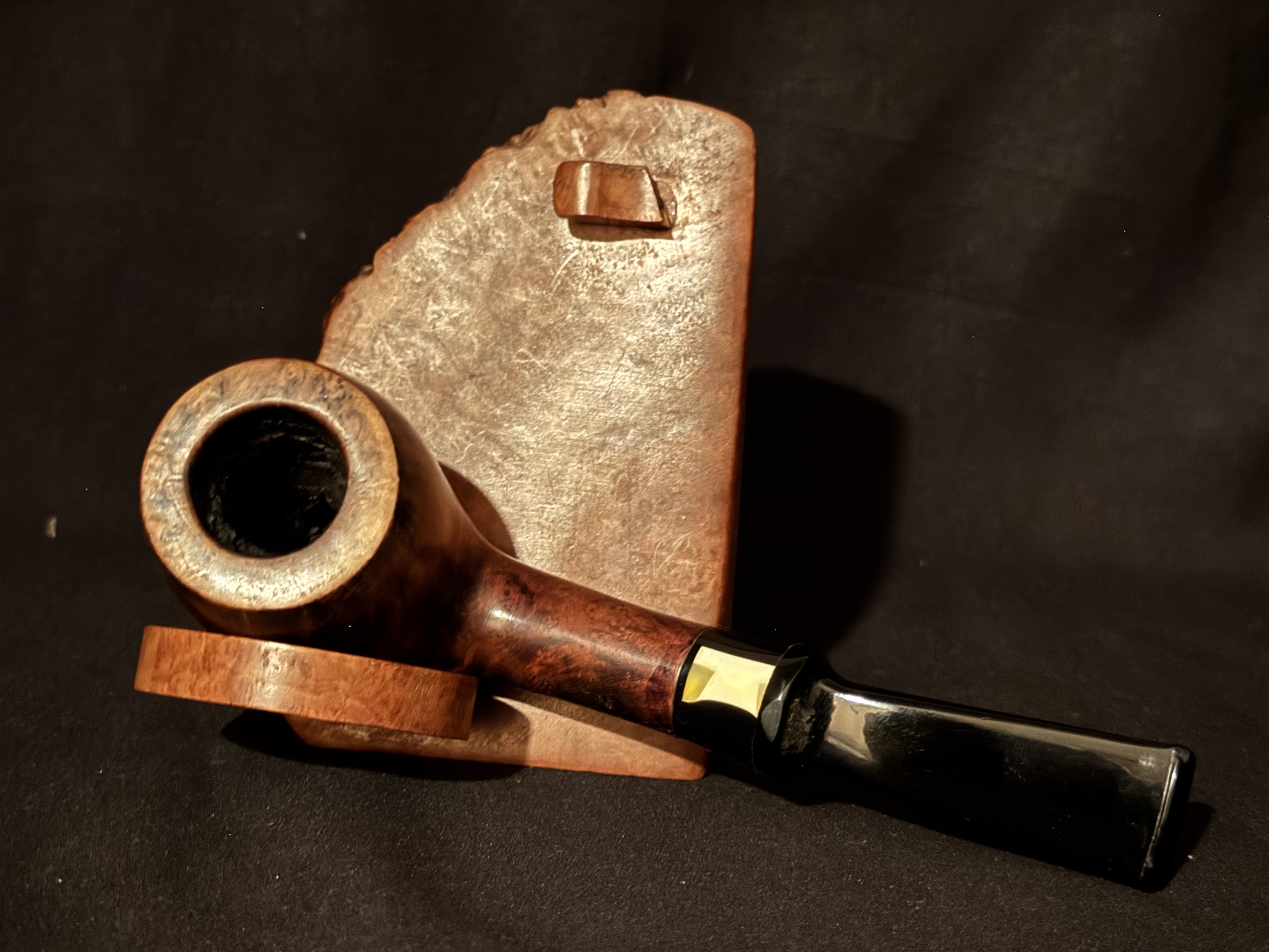 Vauen C. Barontini Smooth Bent Billiard Estate Pipe, German Briar 5