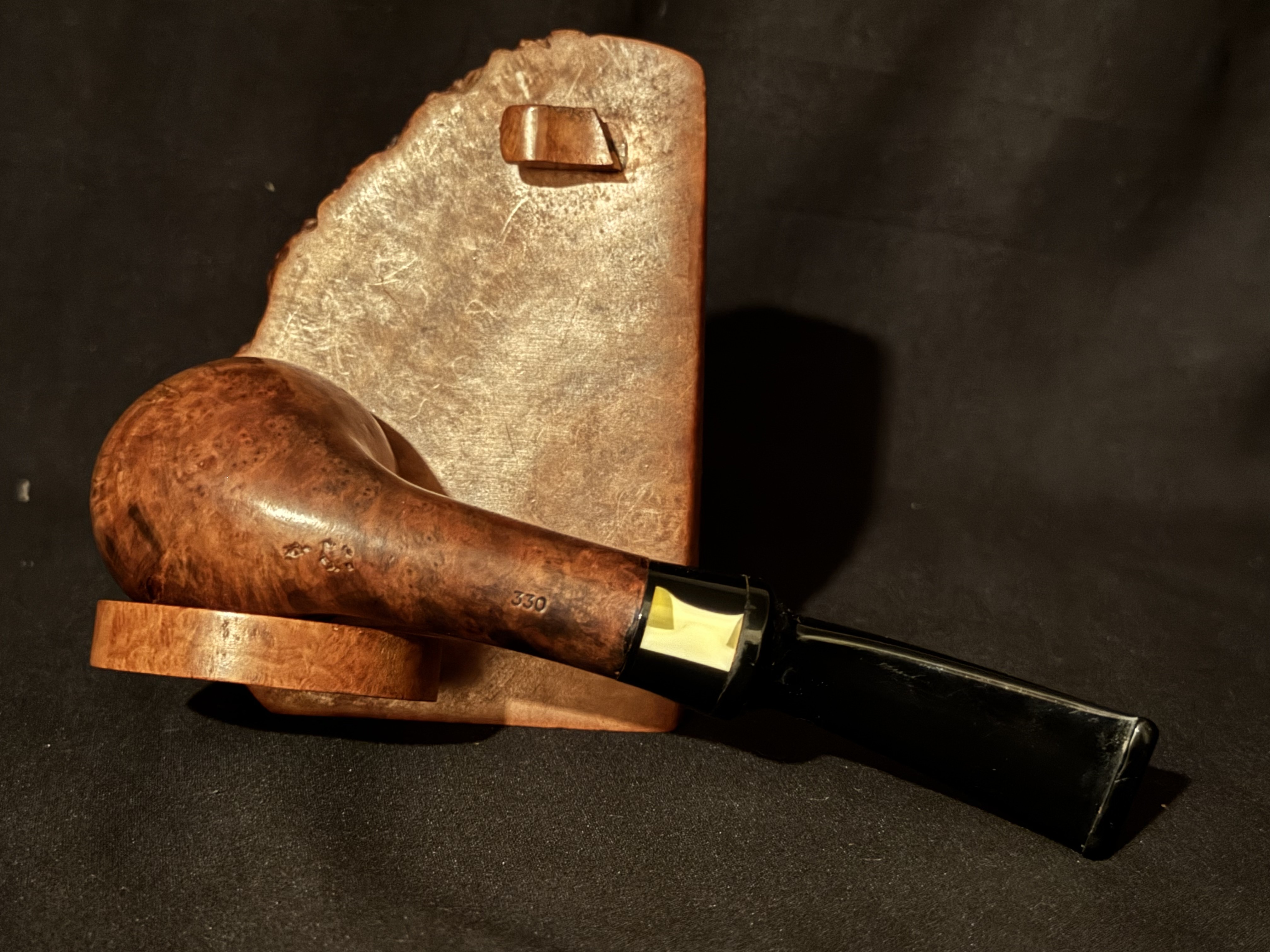 Vauen C. Barontini Smooth Bent Billiard Estate Pipe, German Briar 6