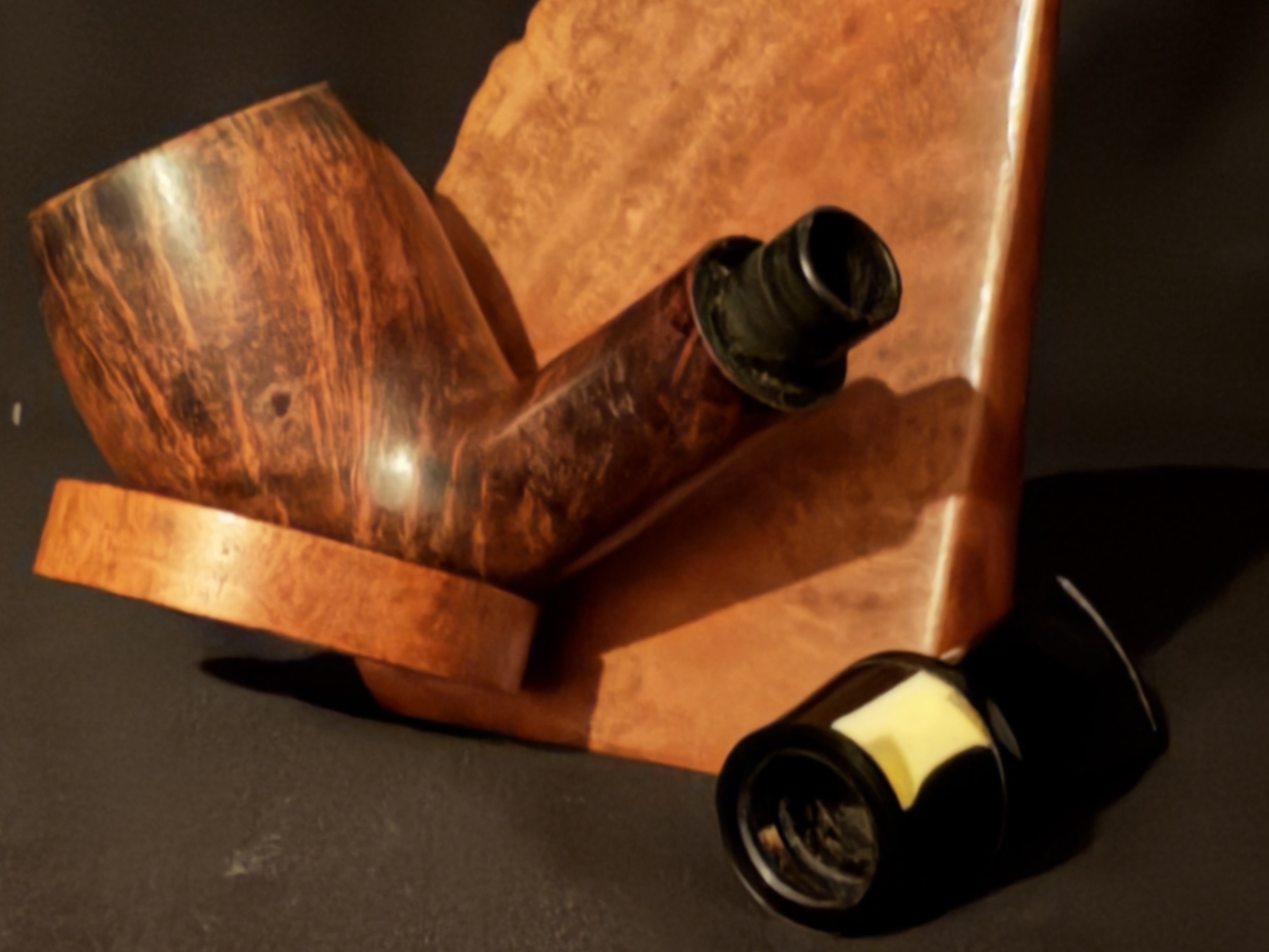 Vauen C. Barontini Smooth Bent Billiard Estate Pipe, German Briar 9