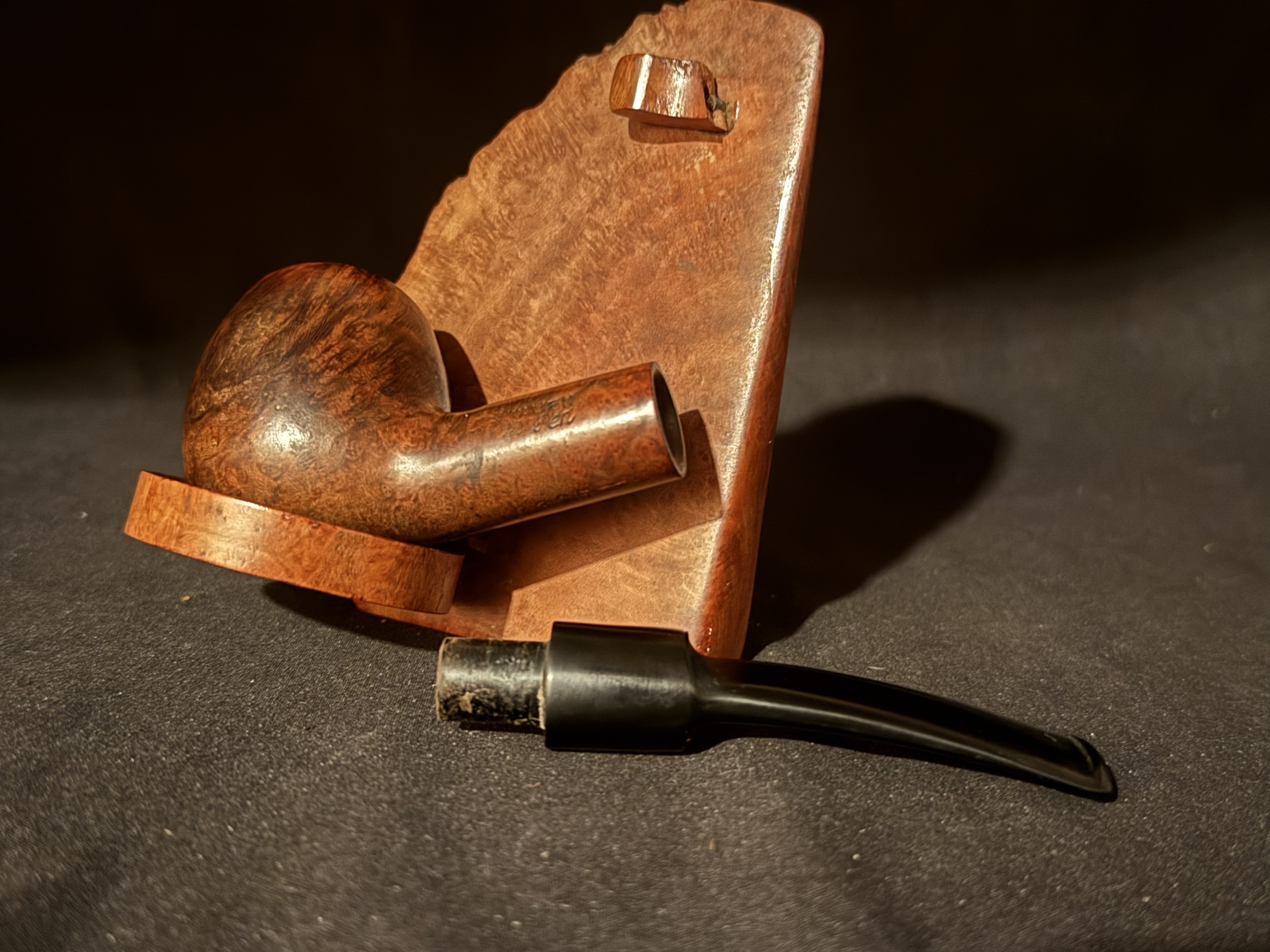 Vauen Dr. Perl 3305 Smooth Straight Apple 9mm Filter German Estate Pipe