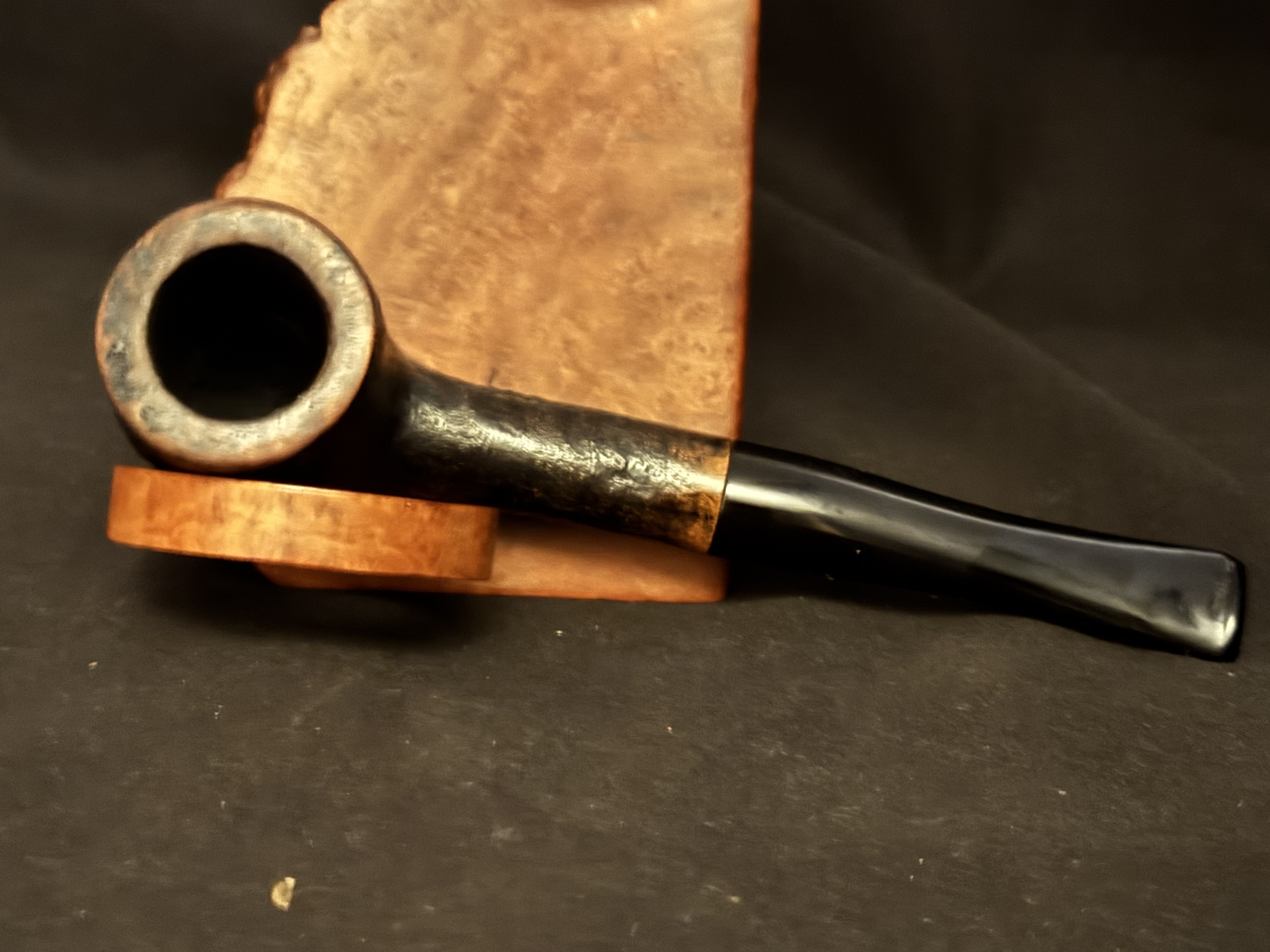 Vauen Dr. Perl 4268 Sandblast Straight Billiard Estate Pipe 9mm Filter 4