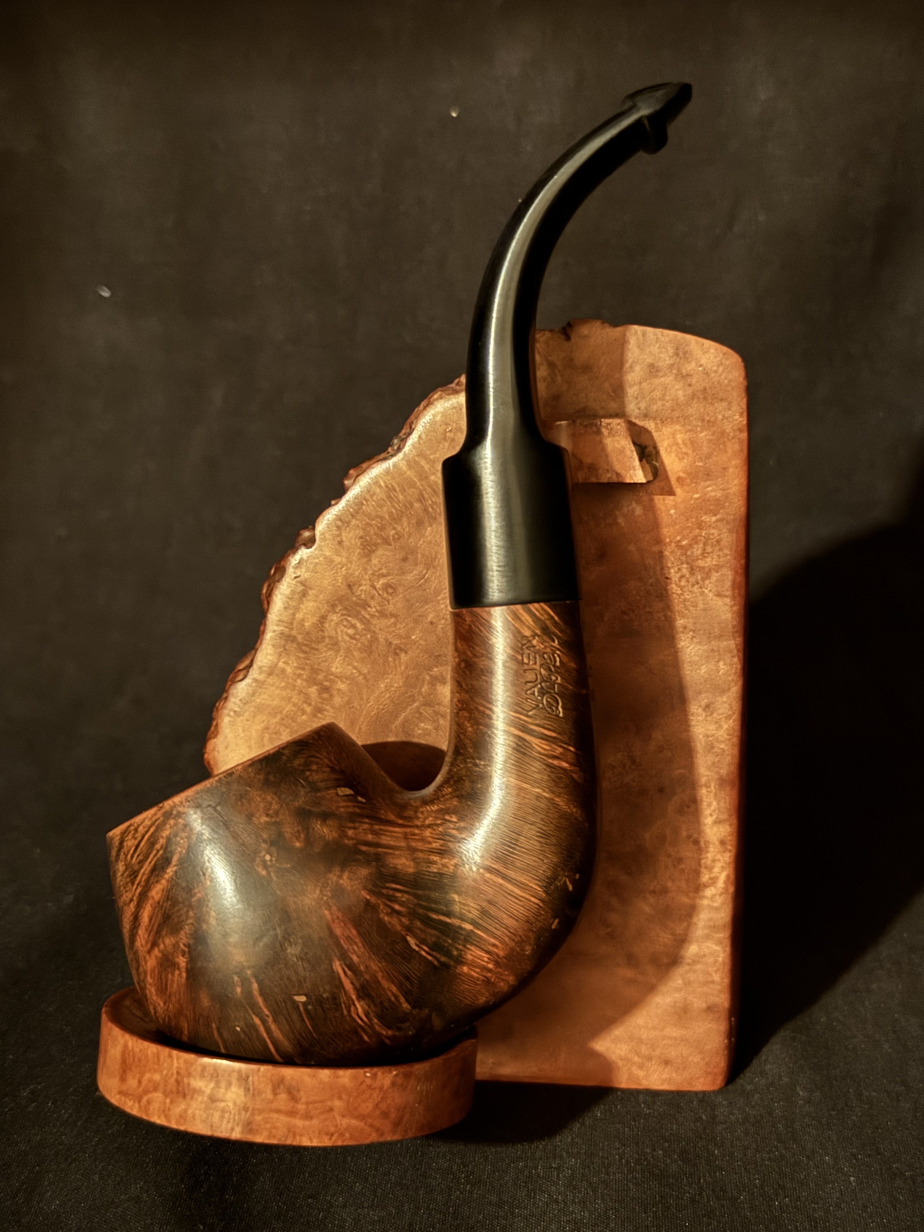 Vauen Dr. Perl 6067 Smooth Full Bent Apple Estate Pipe P-Lip 9mm 3