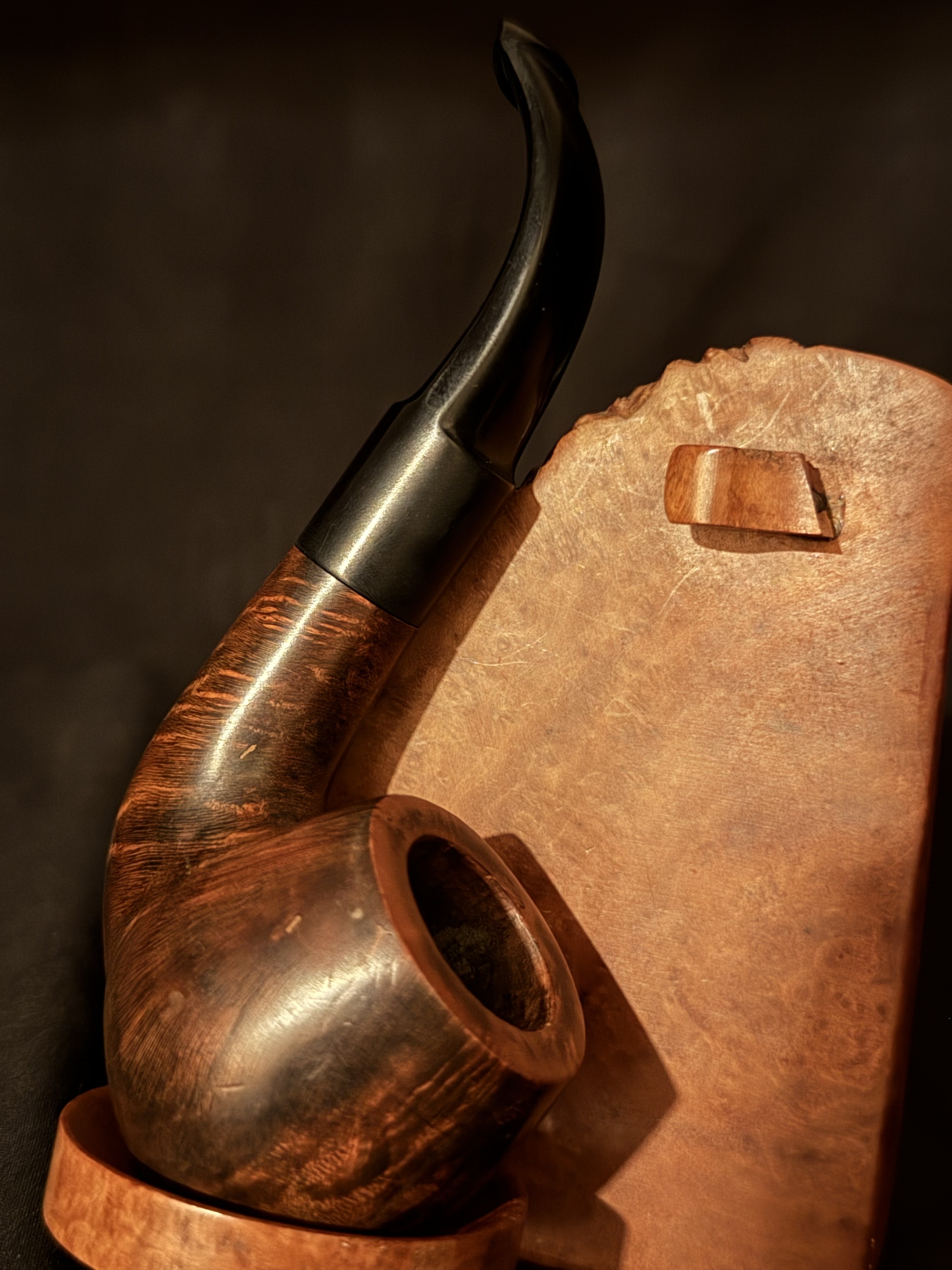 Vauen Dr. Perl 6067 Smooth Full Bent Apple Estate Pipe P-Lip 9mm 2