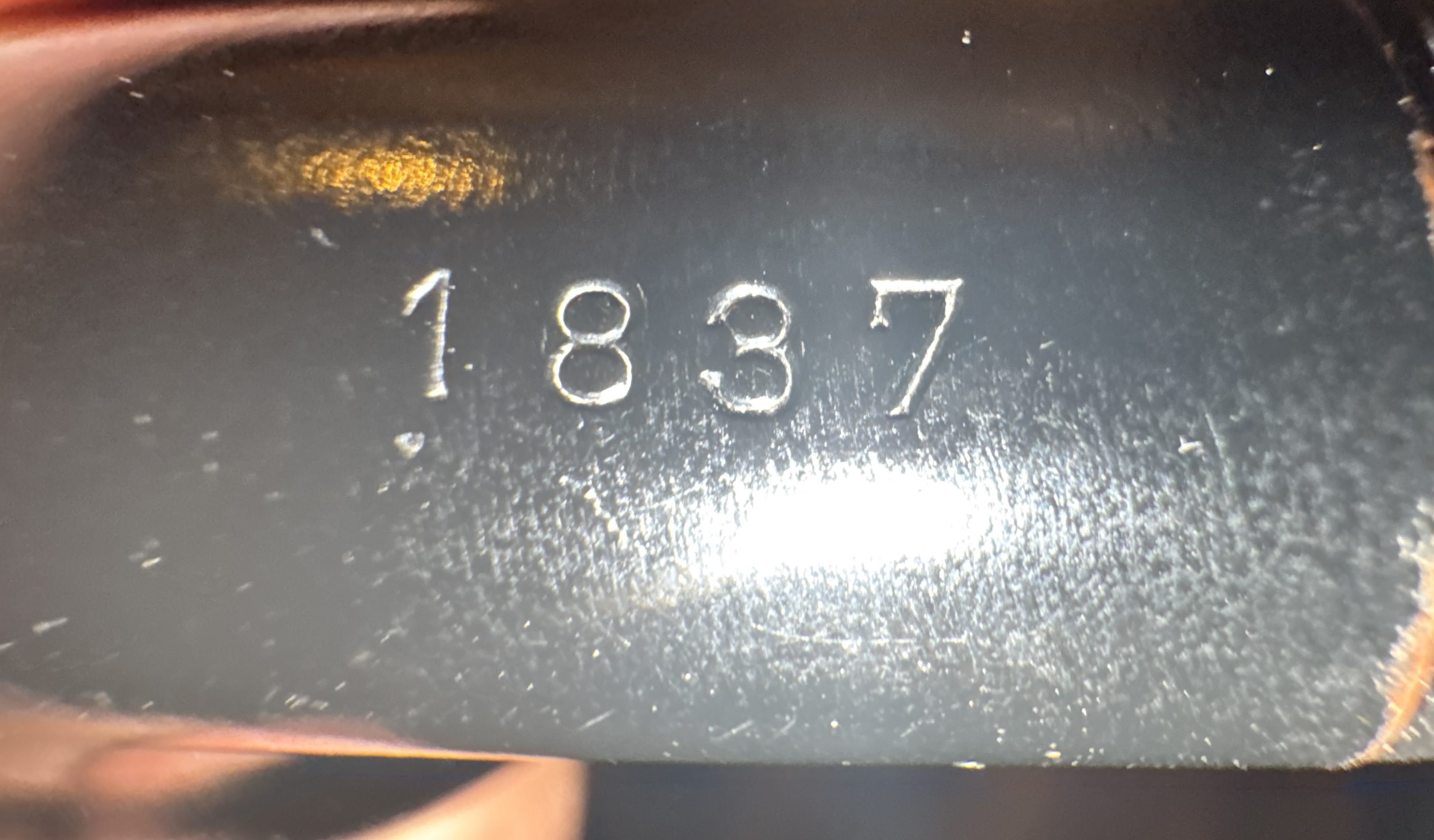 Vauen 1838 Black Apple 9mm Vulcanite Estate Pipe 10