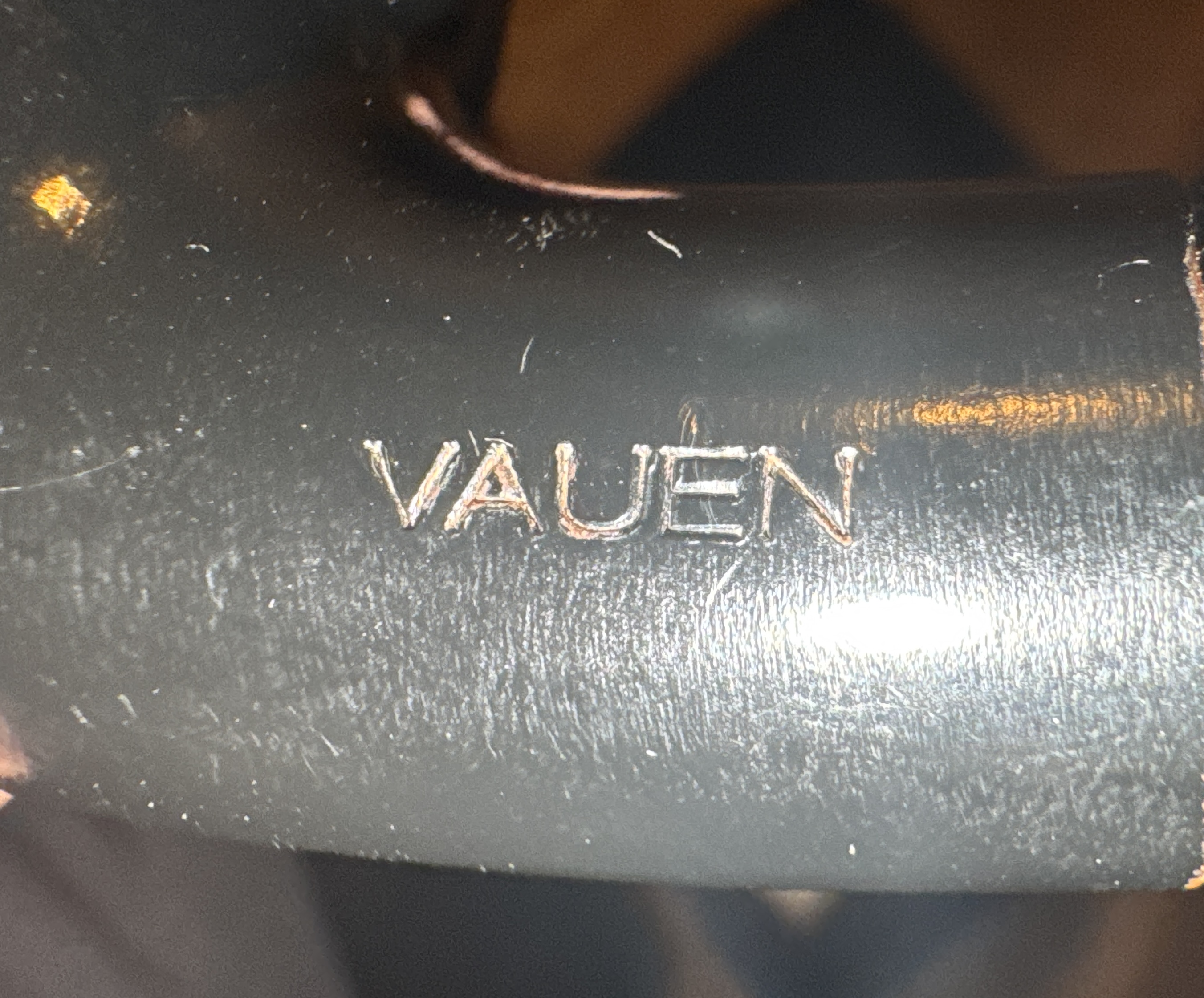 Vauen 1838 Black Apple 9mm Vulcanite Estate Pipe 11