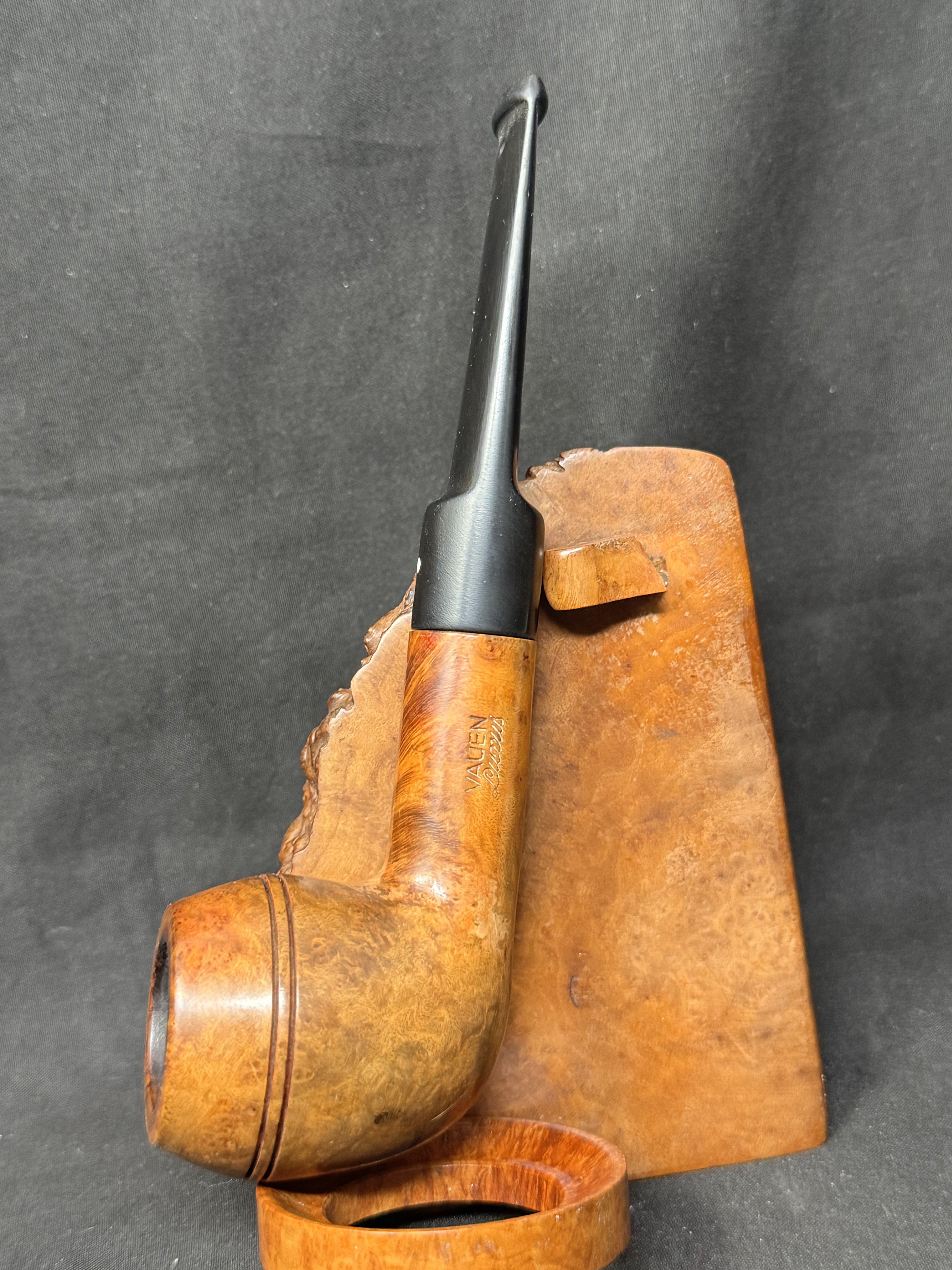 Vauen Straight Rhodesian Saddle Vulcanite Stem Estate Pipe 9